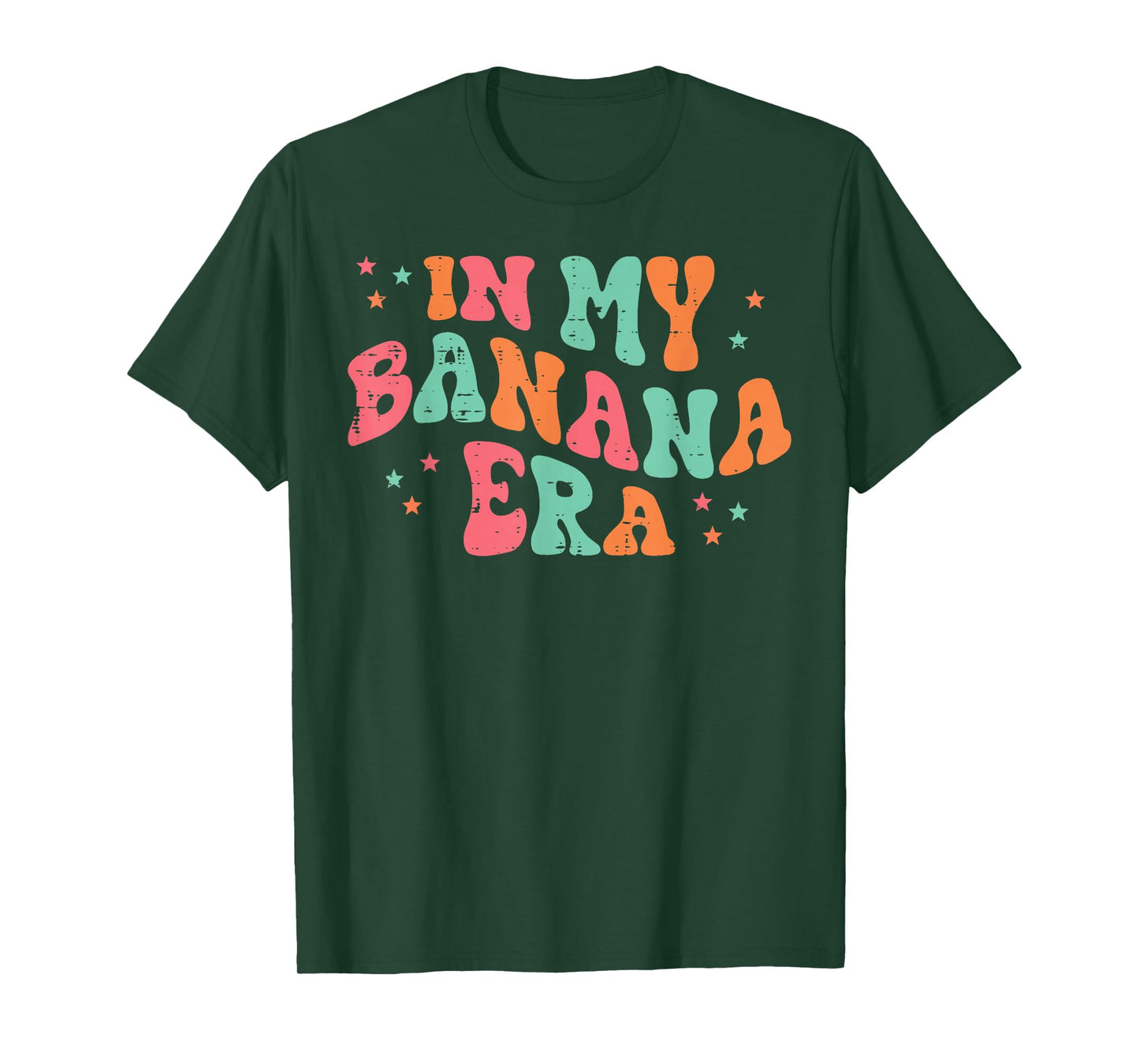 in My Banana Era Retro Fruit Meme Groovy Men Women Kids T-Shirt