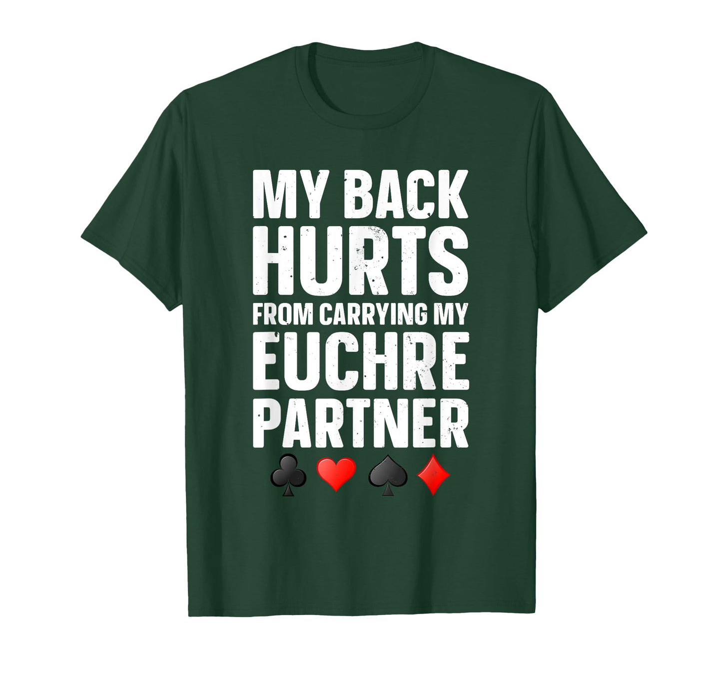 Funny Euchre Art for Men Women Euchre Partner Euchre Player T-Shirt