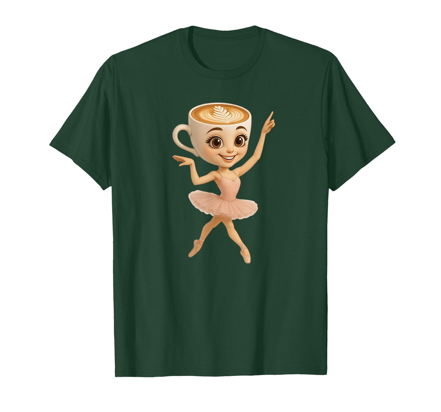 Italian Brainrot AI-Generated Character Ballerina Cappuccina T-Shirt