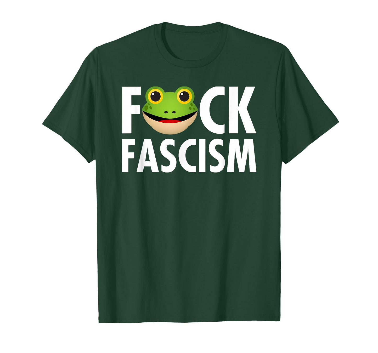 Fuck Fascism - Censored with Portland Frog T-Shirt