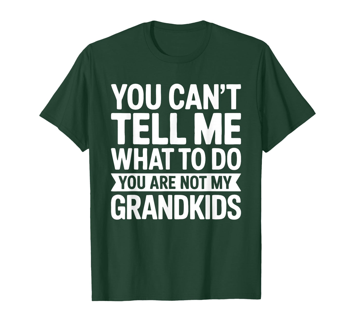 You Can't Tell Me What To Do You Are Not My GrandKids Shirt T-Shirt