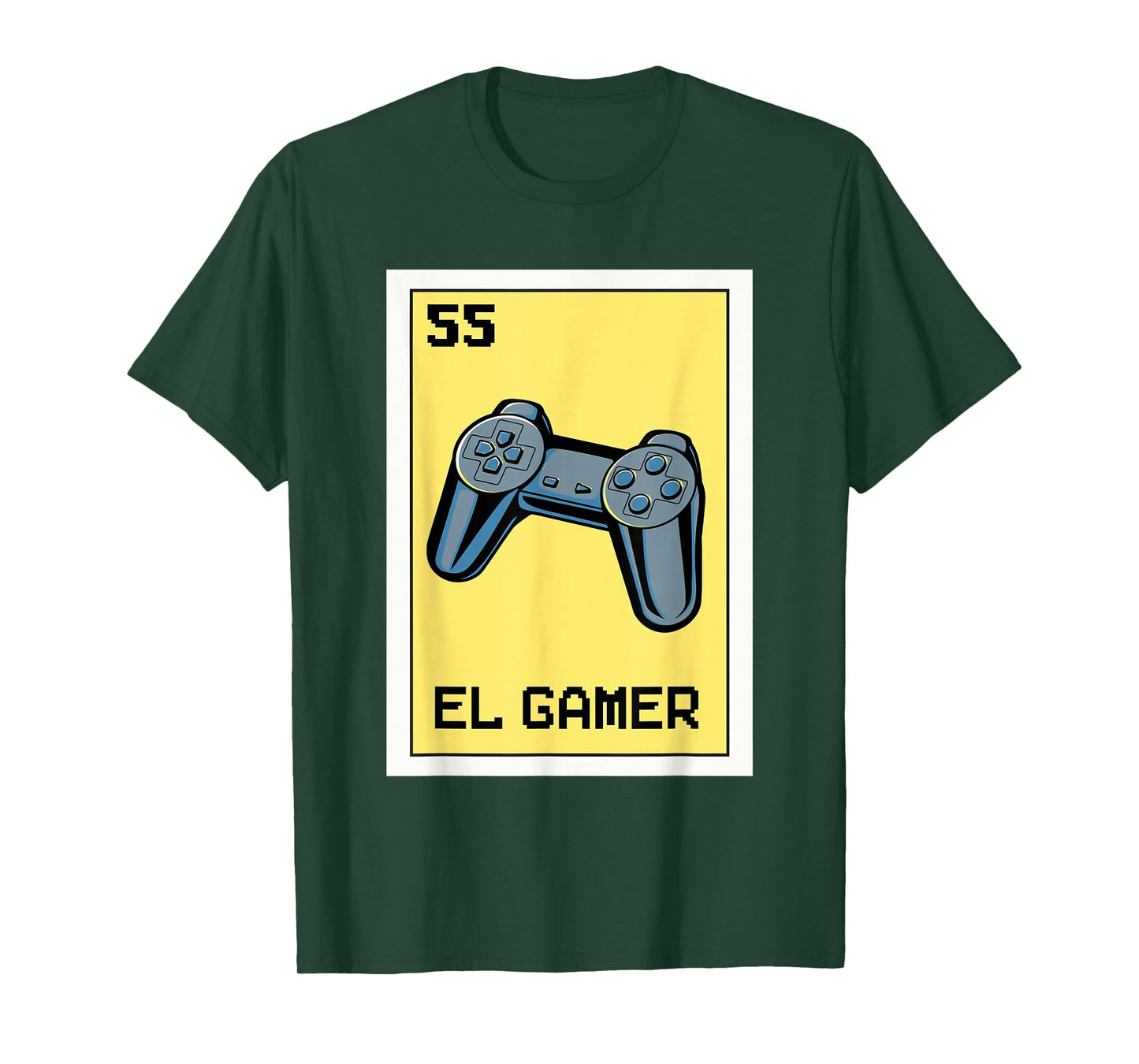 El Gamer Mexican Gaming Console Video Game Lottery Card T-Shirt