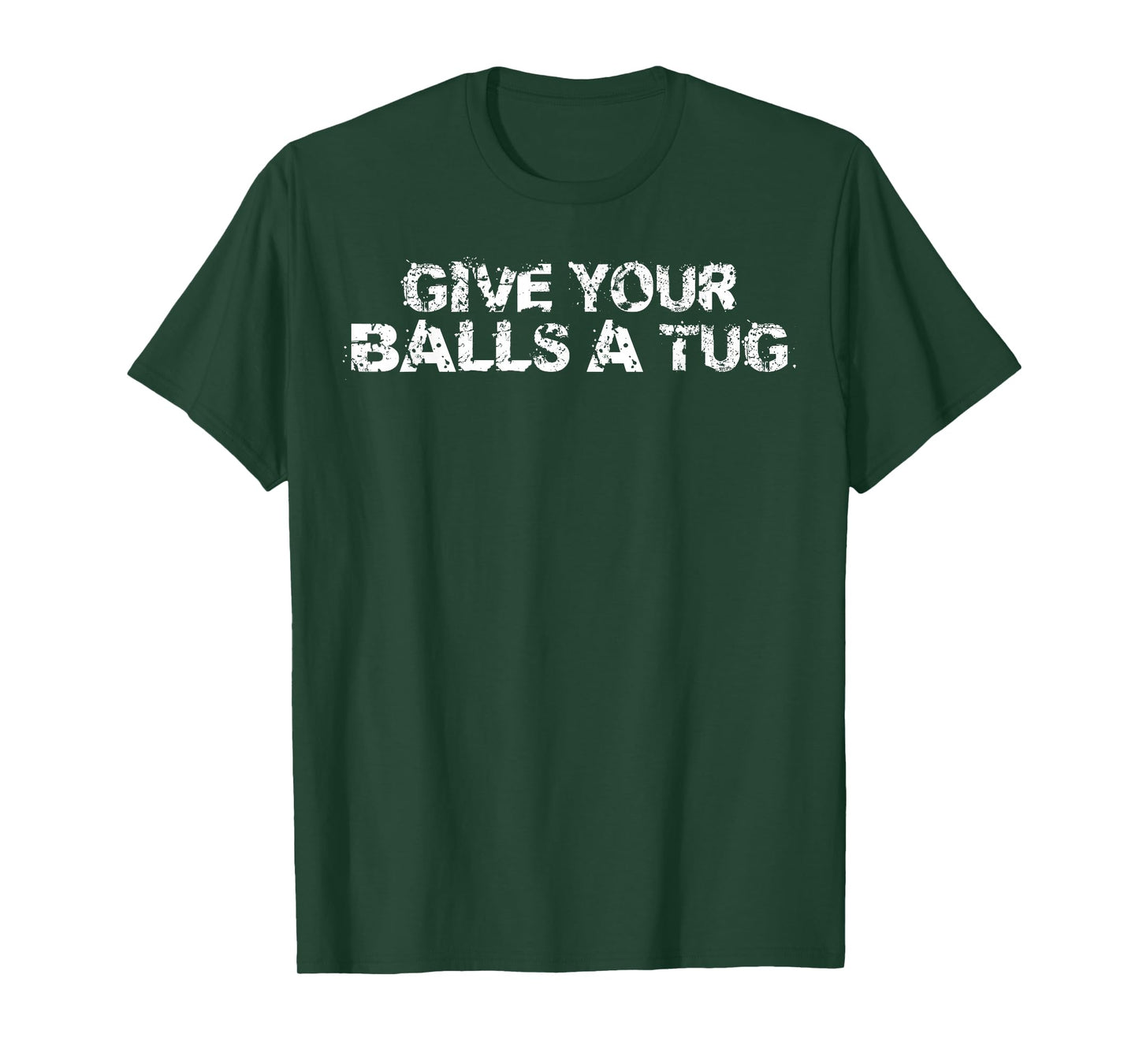 Give your balls a tug funny hockey trash talk gag gift T-Shirt