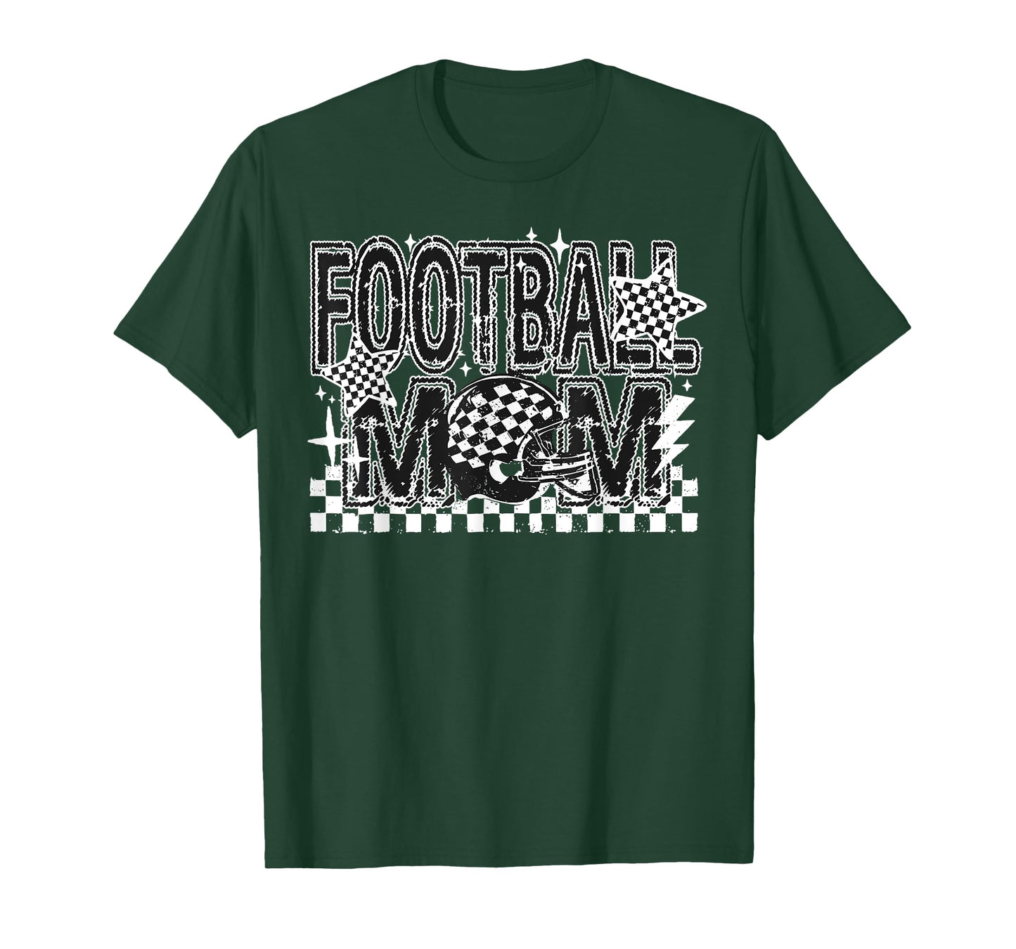 Football Mama Fall Retro Football Mom Game Day Cheer Season T-Shirt