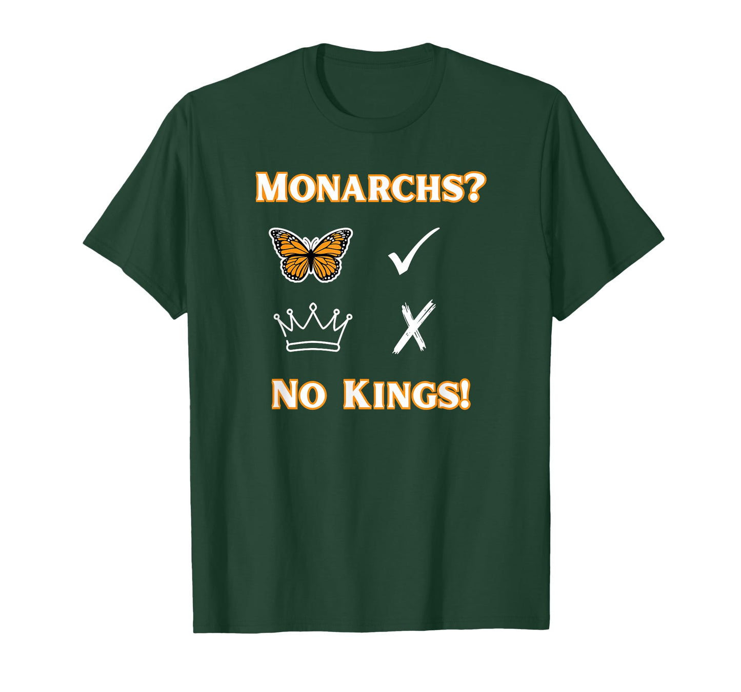 Monarch Butterflies, Not Kings/No Kings Day Oct 18 T-Shirt