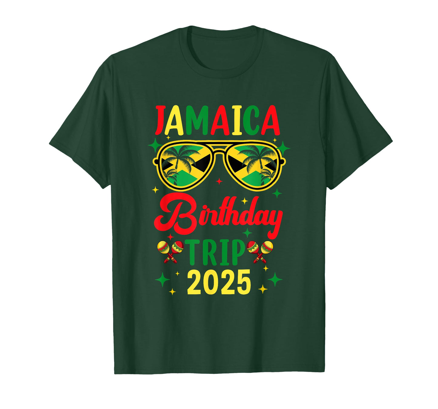 Jamaica Birthday Trip Vacation Summer 2025 Outfit T-Shirt