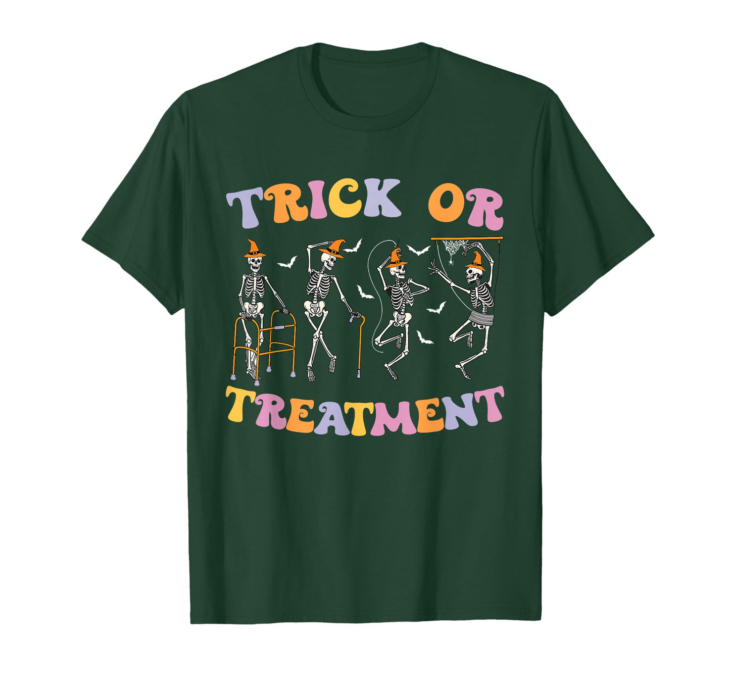 Trick Or Treatment PT Physical Therapy Therapist Halloween T-Shirt