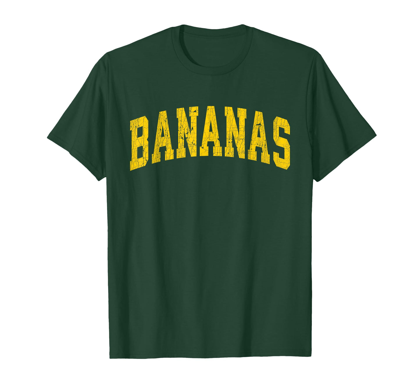 Funny Retro Bananas Cute Banana Gifts Yellow T-Shirt