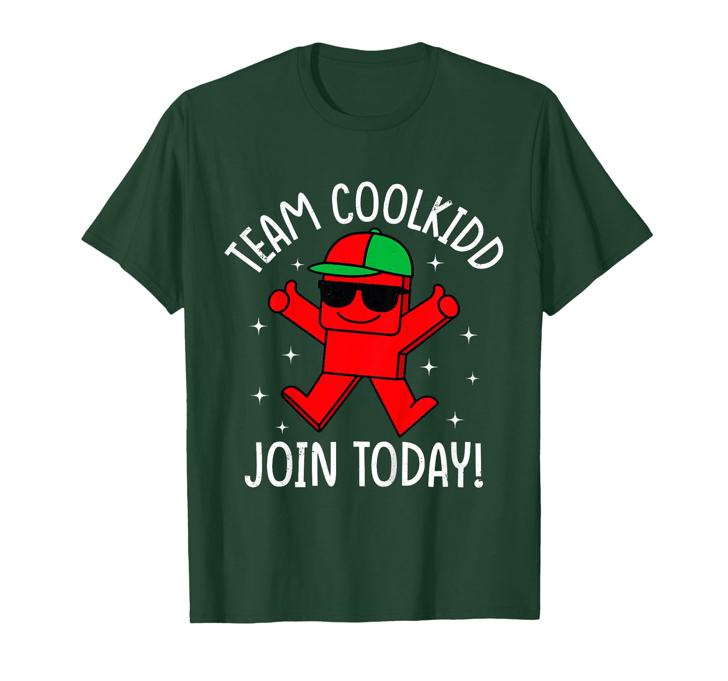 Kids Funny Team Coolkid Quote Trendy Youth Squad Design T-Shirt