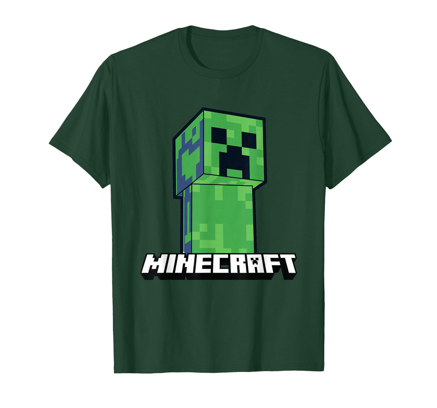 Minecraft Big Creeper Face T-Shirt