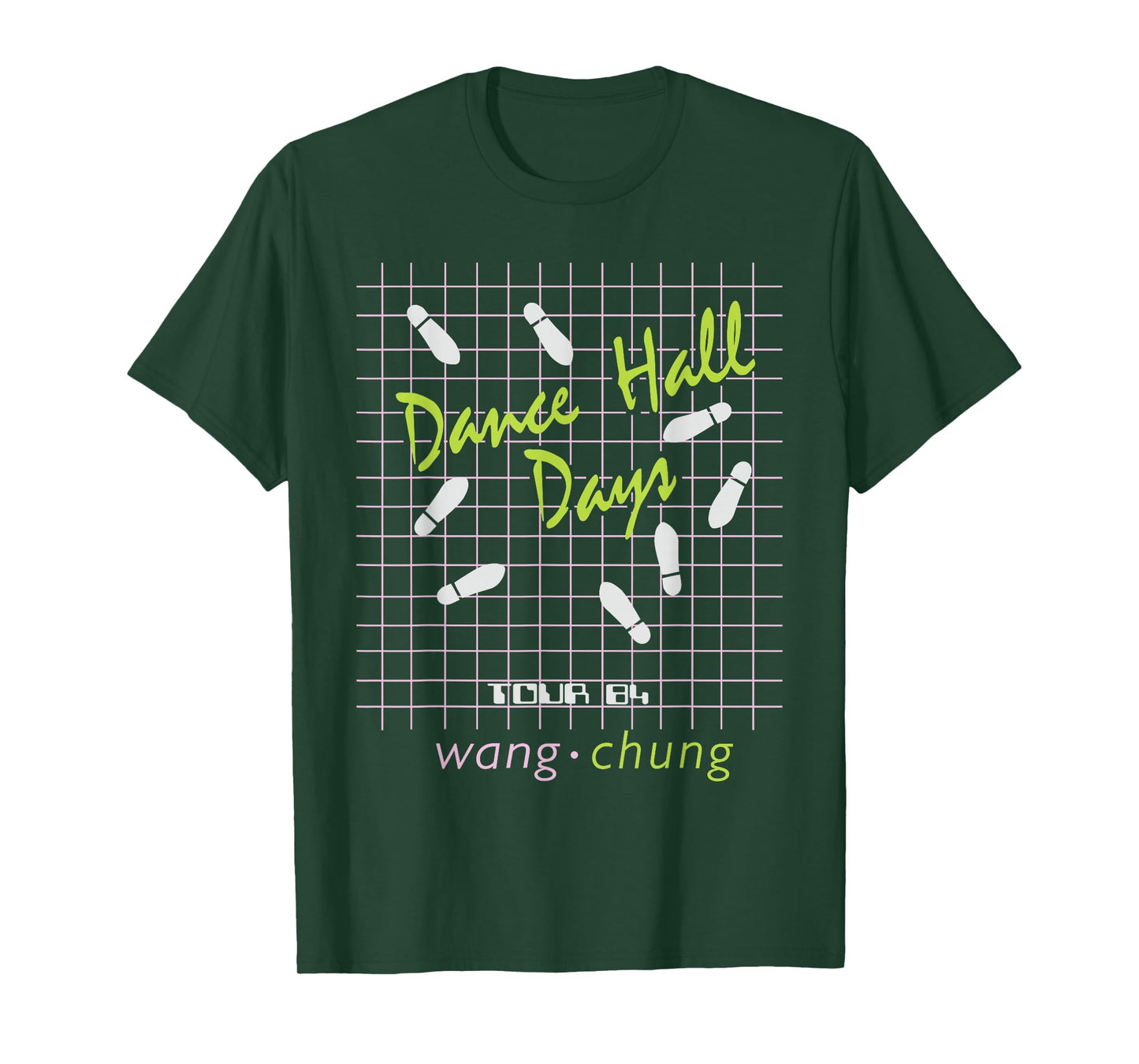 Wang Chung Dance Hall Days - Have Fun Quiz on Back T-Shirt