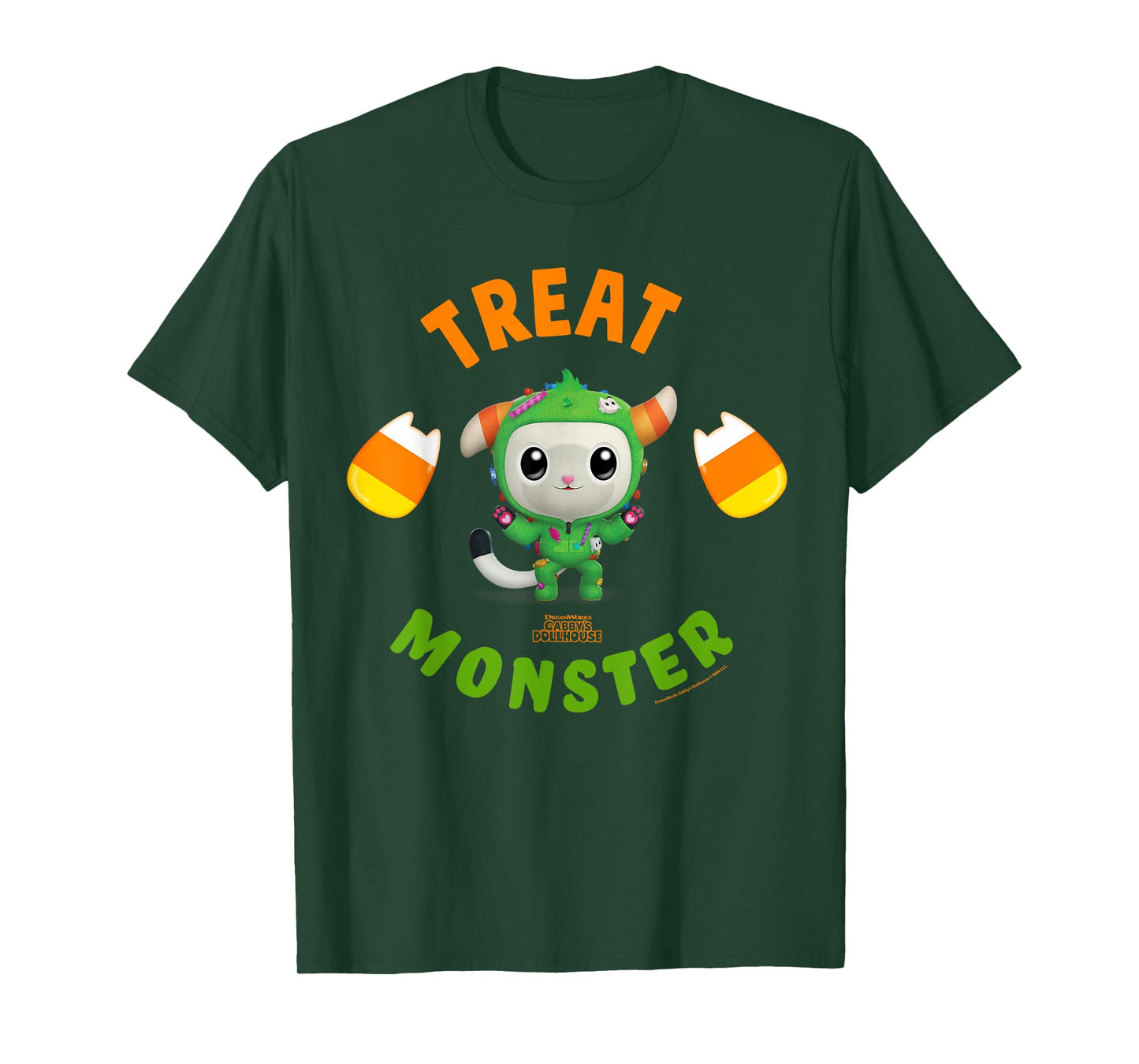 DreamWorks Gabby’s Dollhouse Pandy Treat Monster Halloween T-Shirt