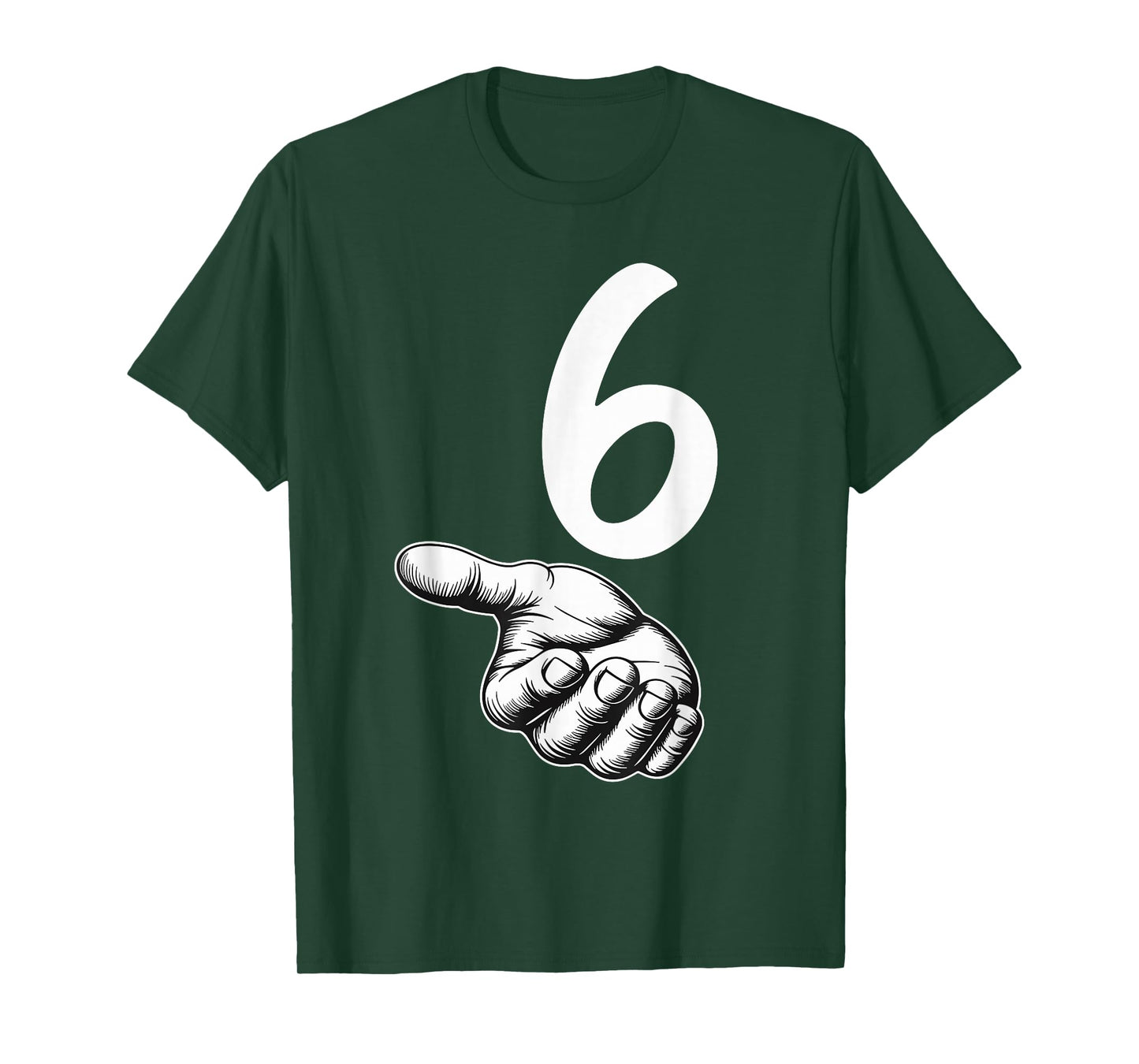 Number 6 Matching Duo 67 Meme Gen Alpha Slang Halloween T-Shirt