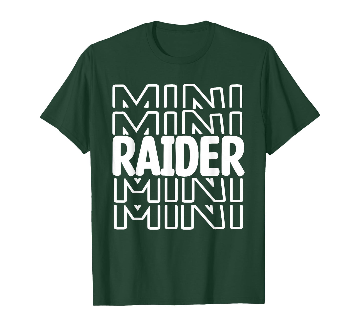 Raider Mini Mascot Team School Sports Cheer T-Shirt T-Shirt
