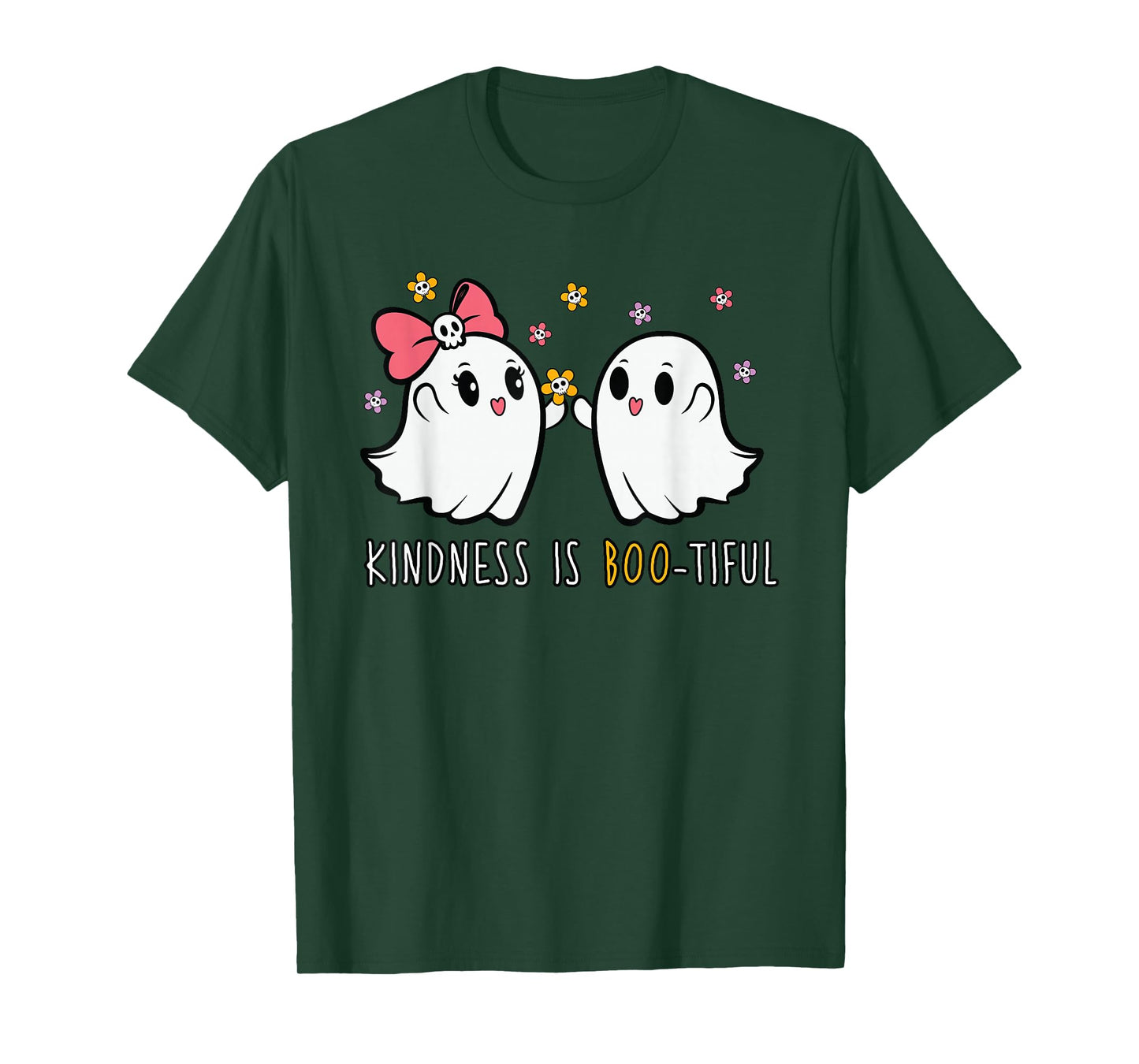 Cute Halloween Teacher Kindness is Boo-Tiful T-Shirt