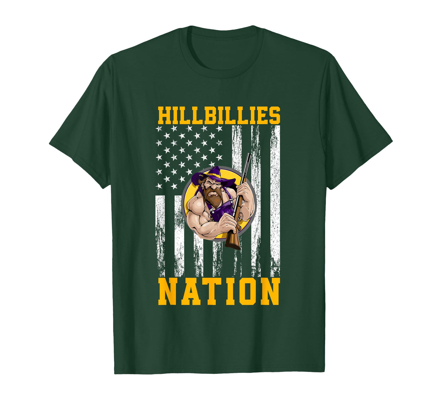 Ozark Hillbillies Logo Nation HS T-Shirt