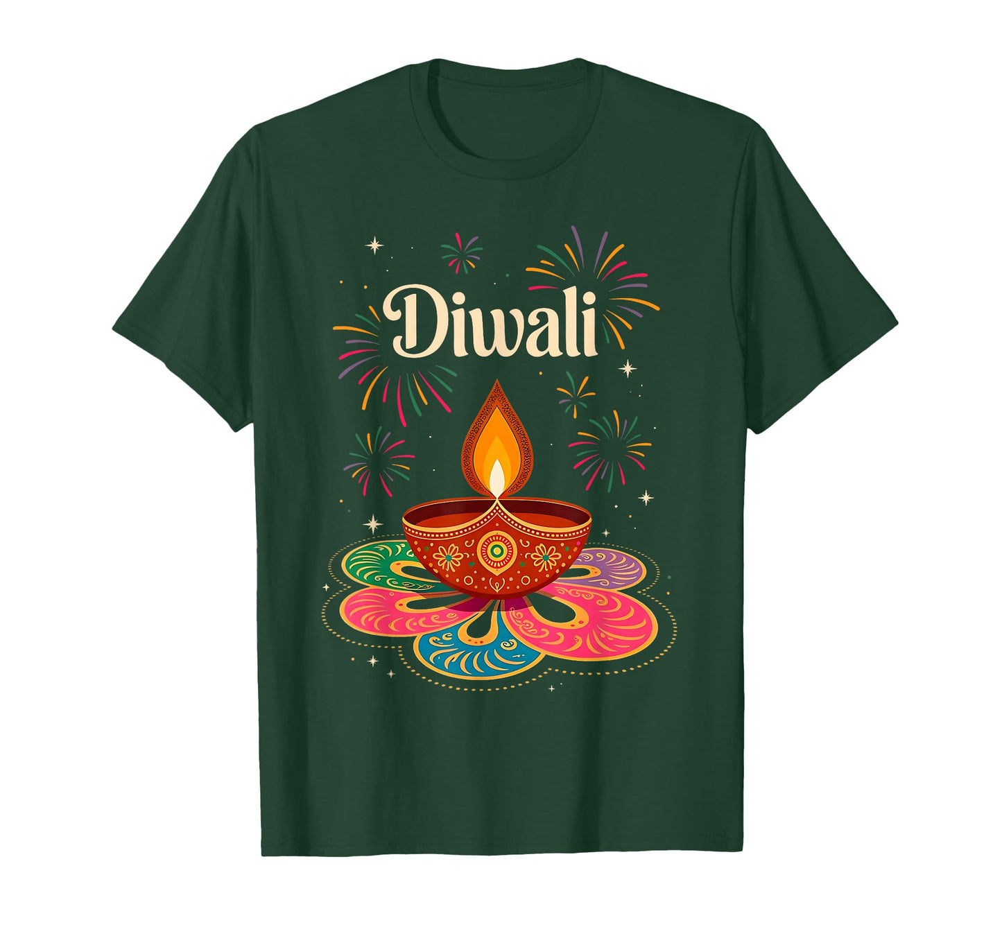 Happy Diwali Deepavali Hindu Indian Festival of Lights T-Shirt