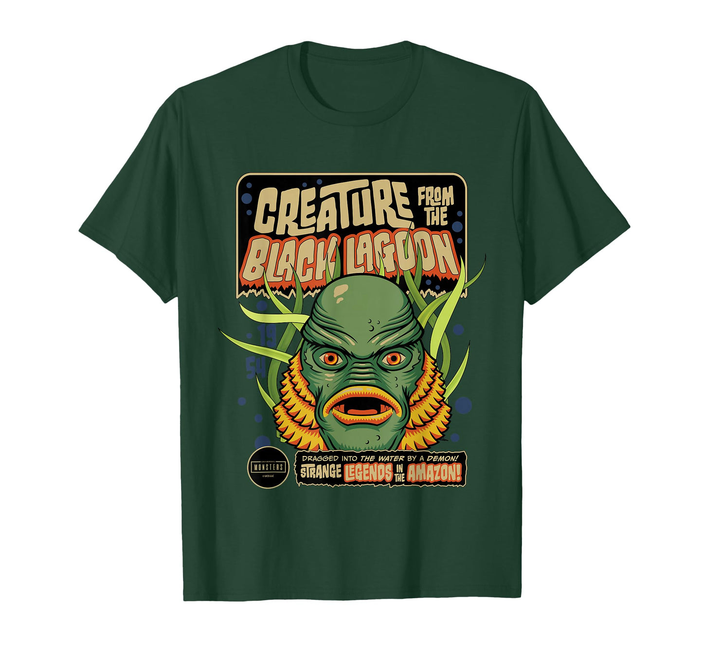 Universal Monsters Creature Retro Halloween Mask T-Shirt