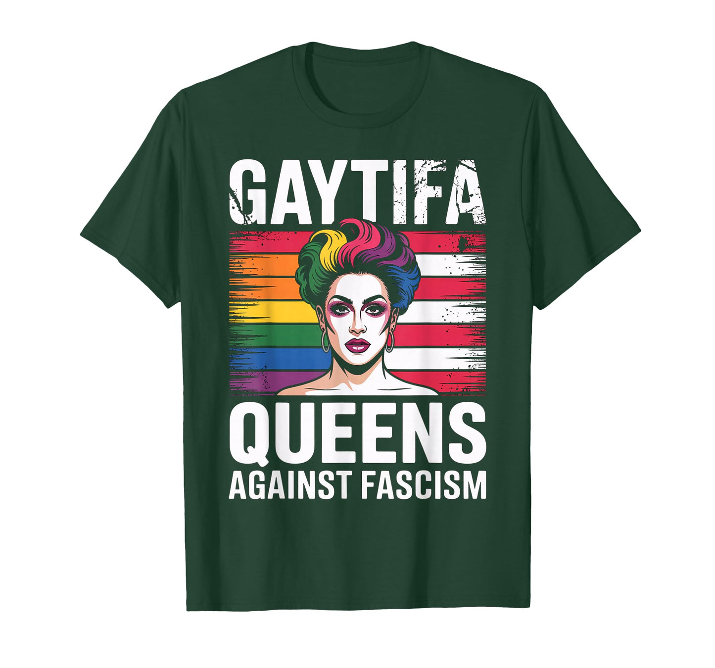 Gaytifa Drag Queens Against Fascism Resist No Kings LGBTQ T-Shirt