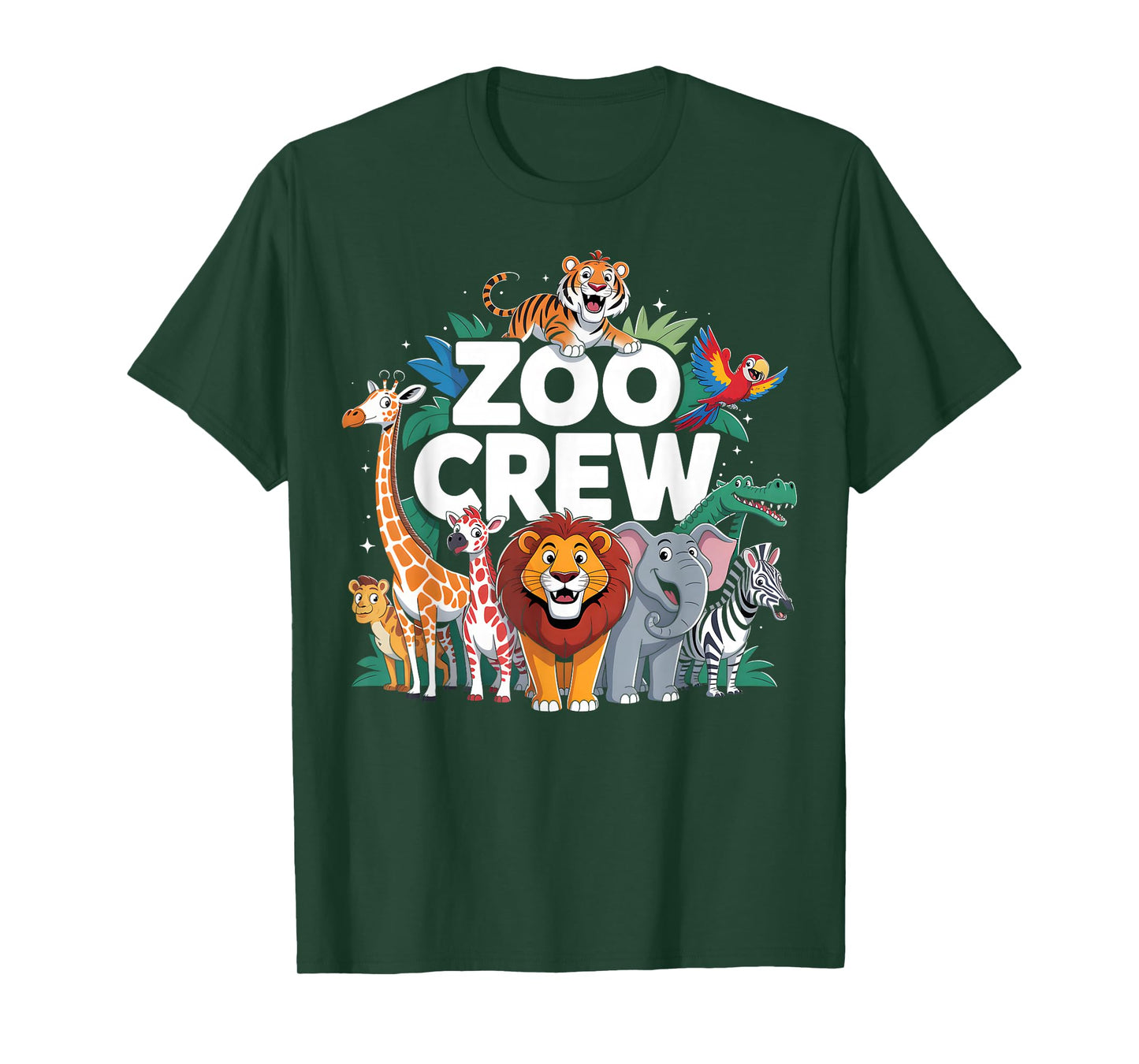Zoo Crew Jungle Animal Lover Safari Wildlife Zoo Keeper T-Shirt