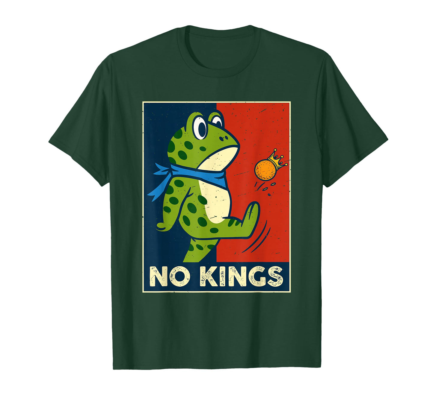 Frog Protest No Kings in America T-Shirt