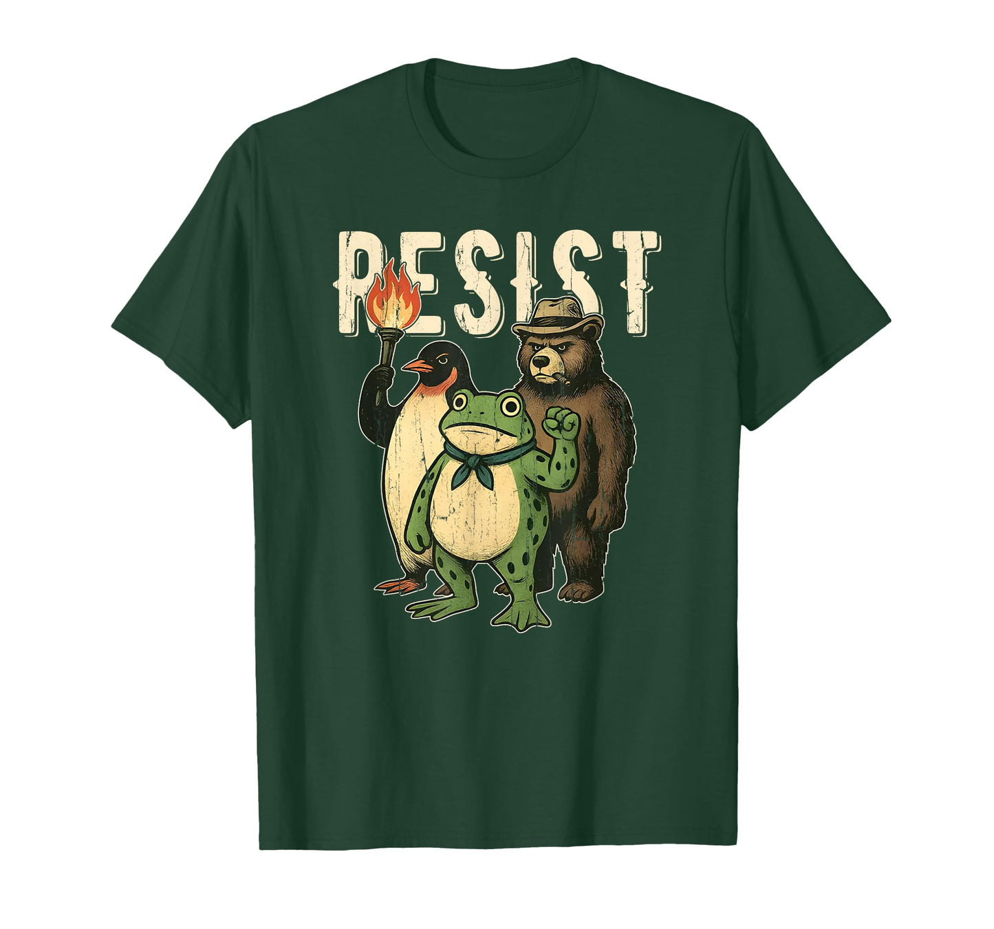 Resist Frog and Friends, Social Justice T-Shirt