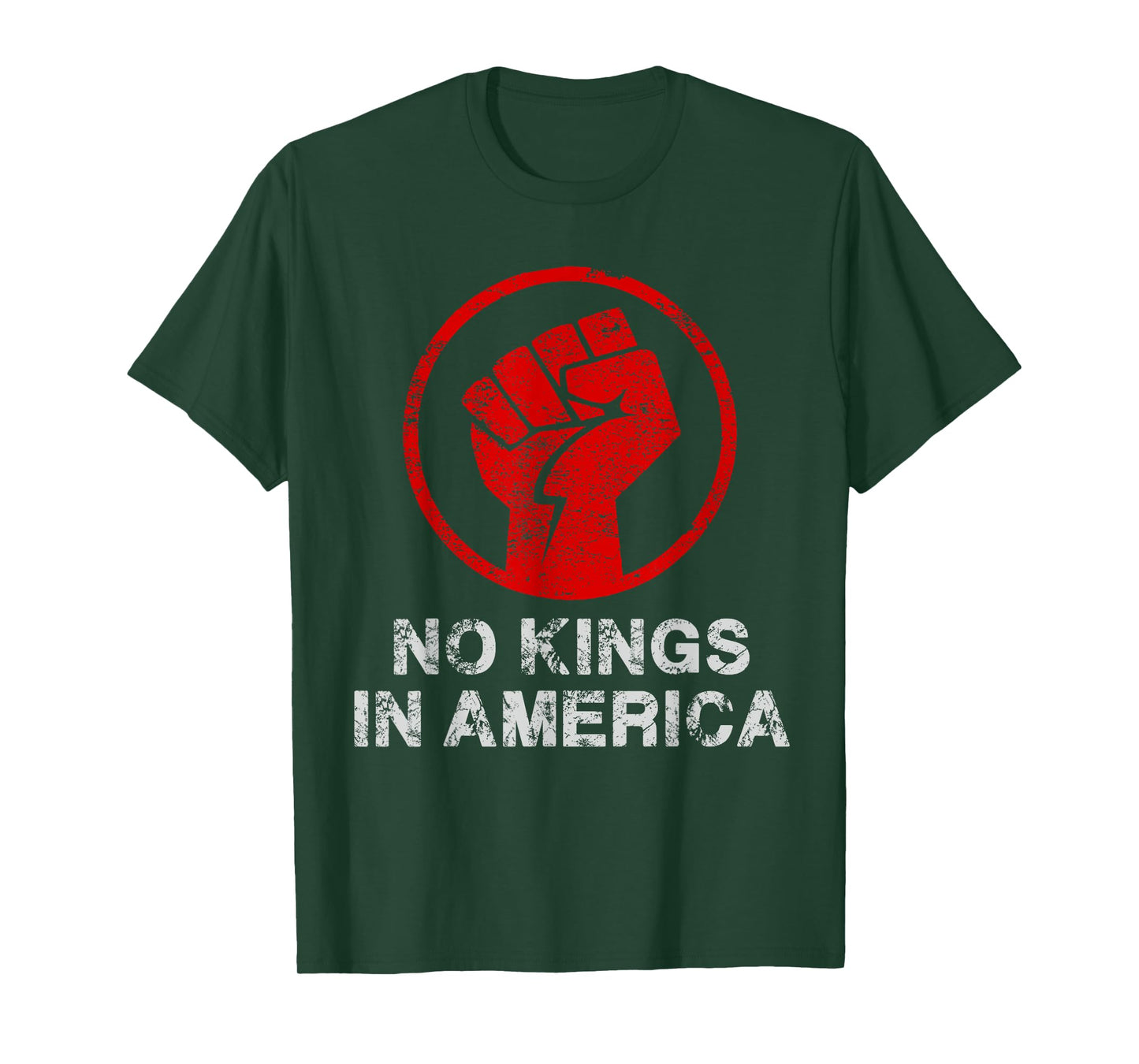 No Kings In America Since 1776 Resist 8647 US Flag Men Women T-Shirt