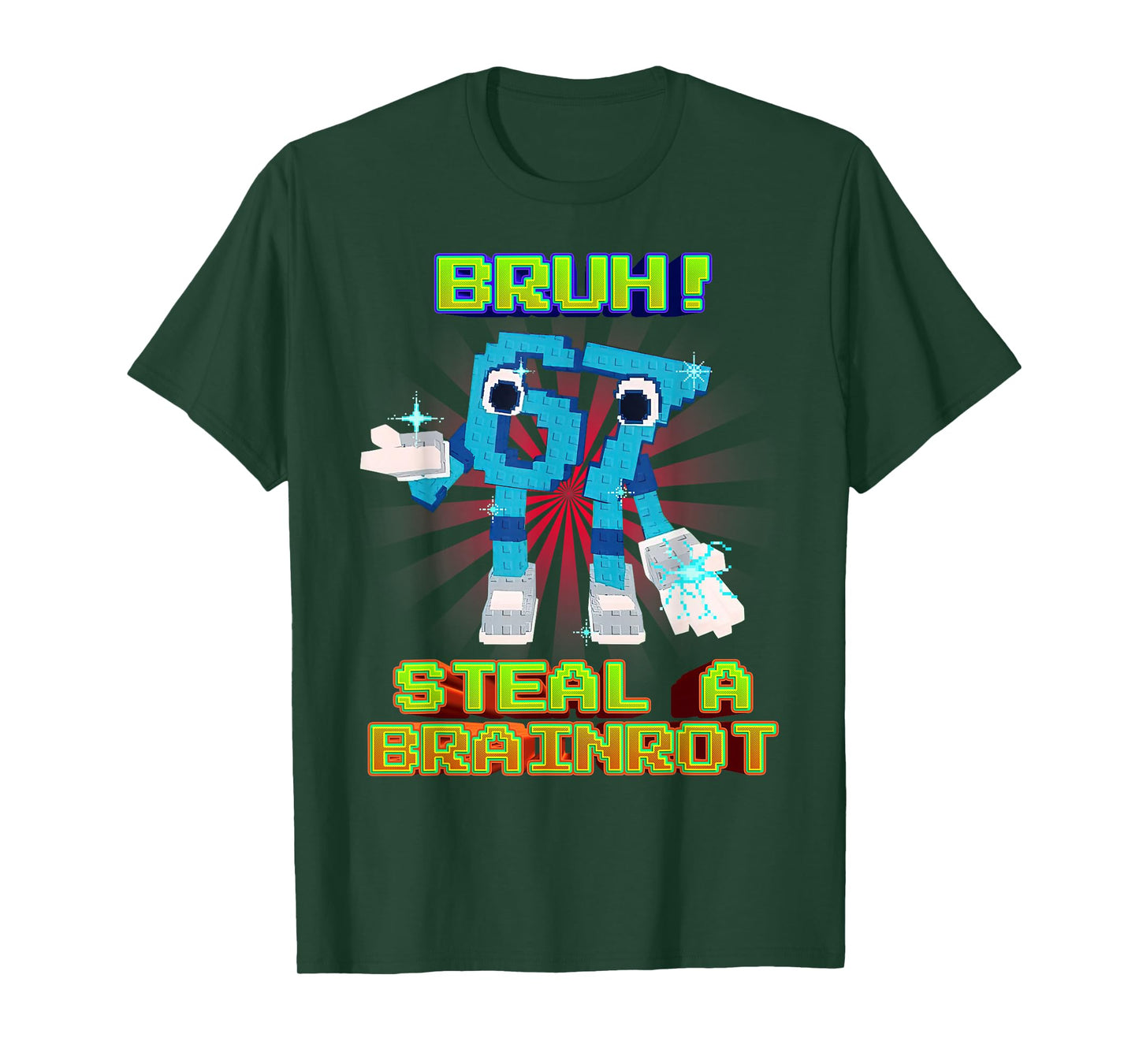 Bruh 67 Six Seven 6-7 Funny Brainrot Meme for Kids Teens T-Shirt