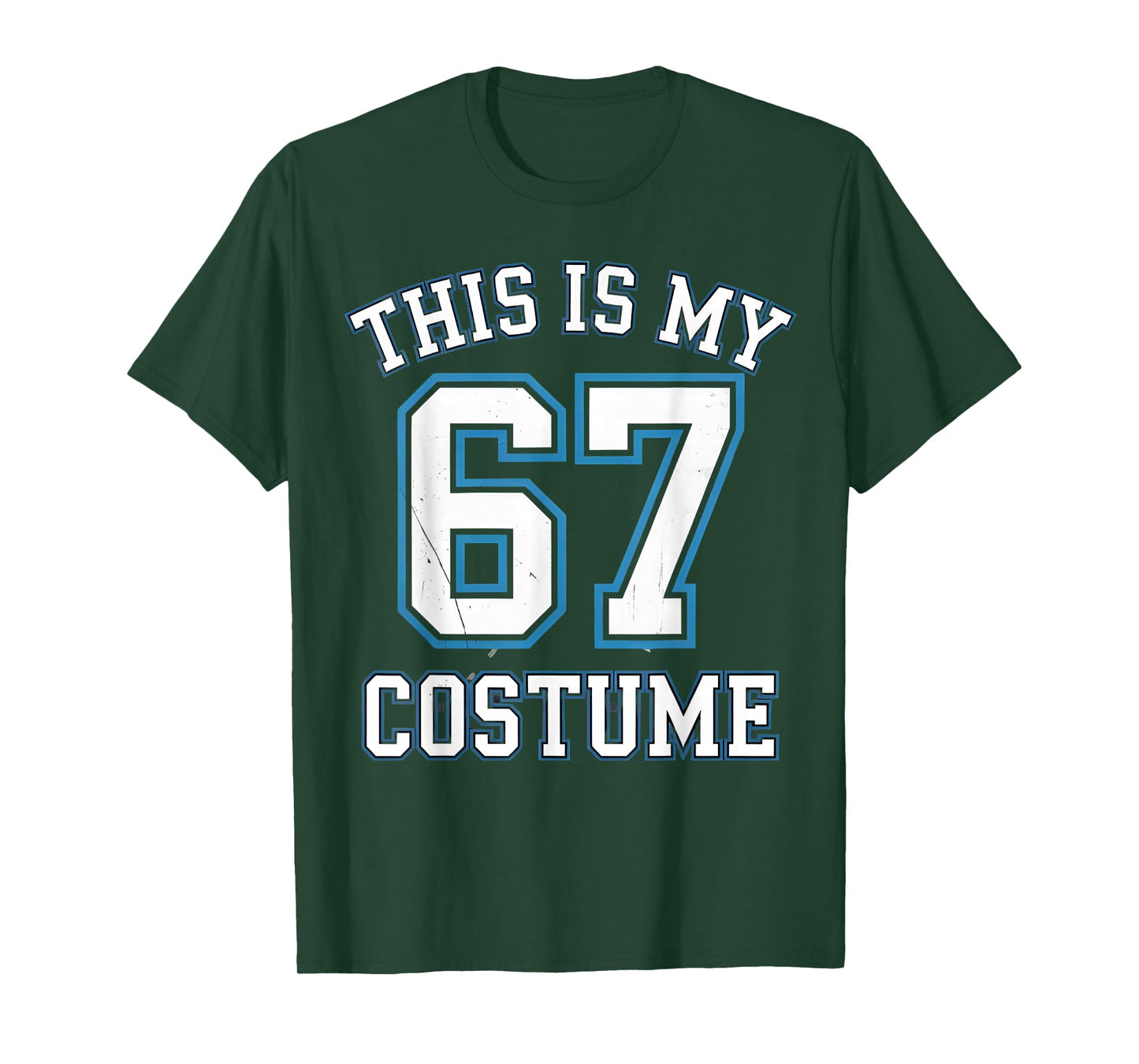 This is My 67 Costume Lazy Brainrot Meme Boys Kids T-Shirt