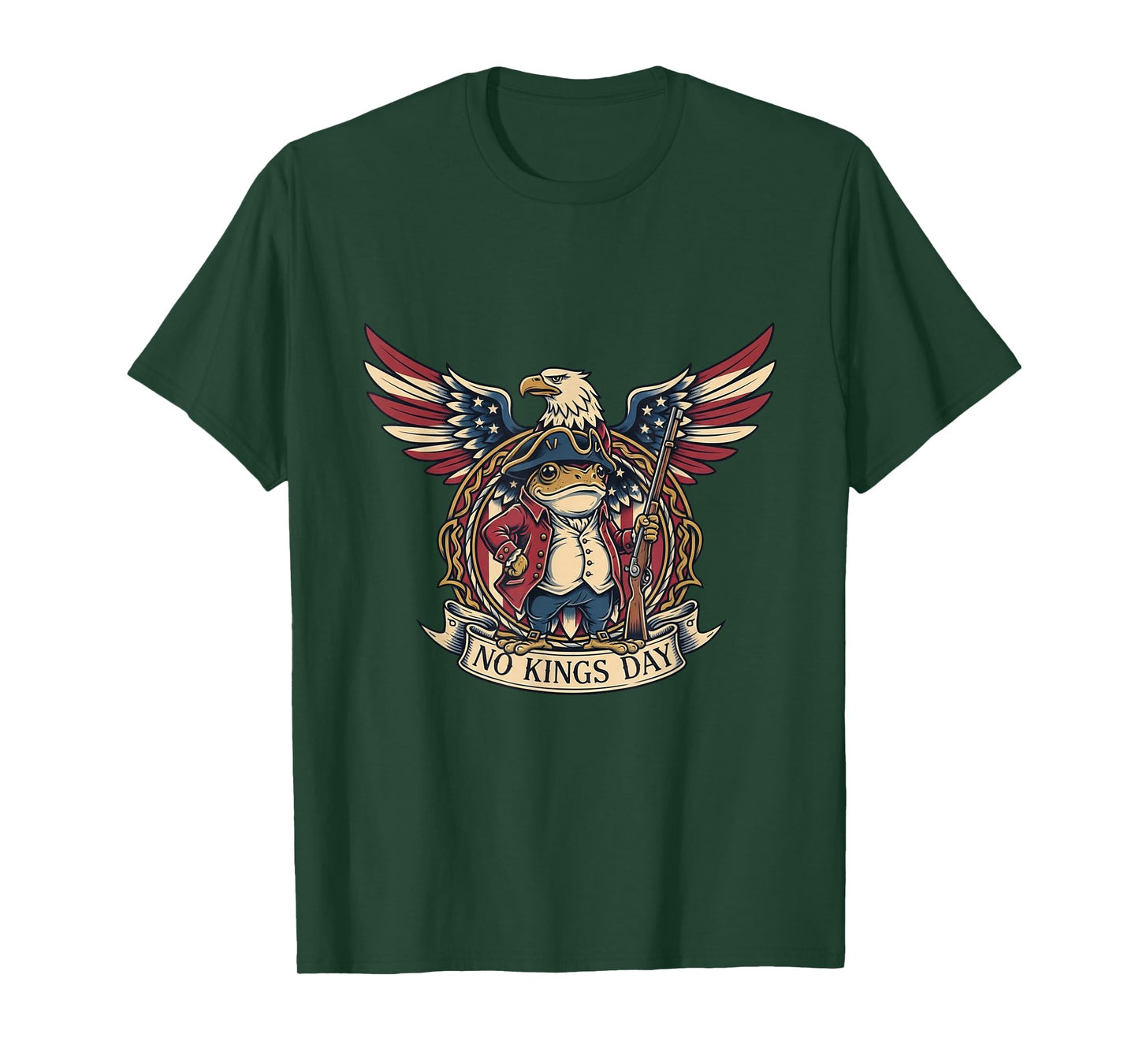 No Kings Day Portland Shirt Frog Protest T-Shirt