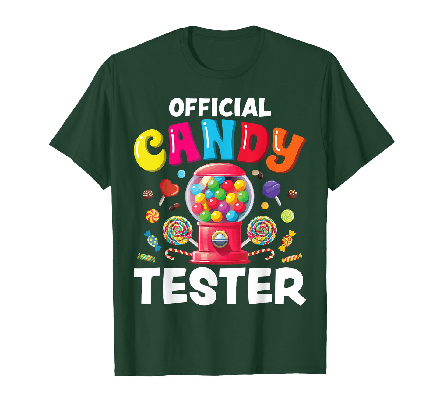 Official Candy Tester Sweets Halloween Funny T-Shirt
