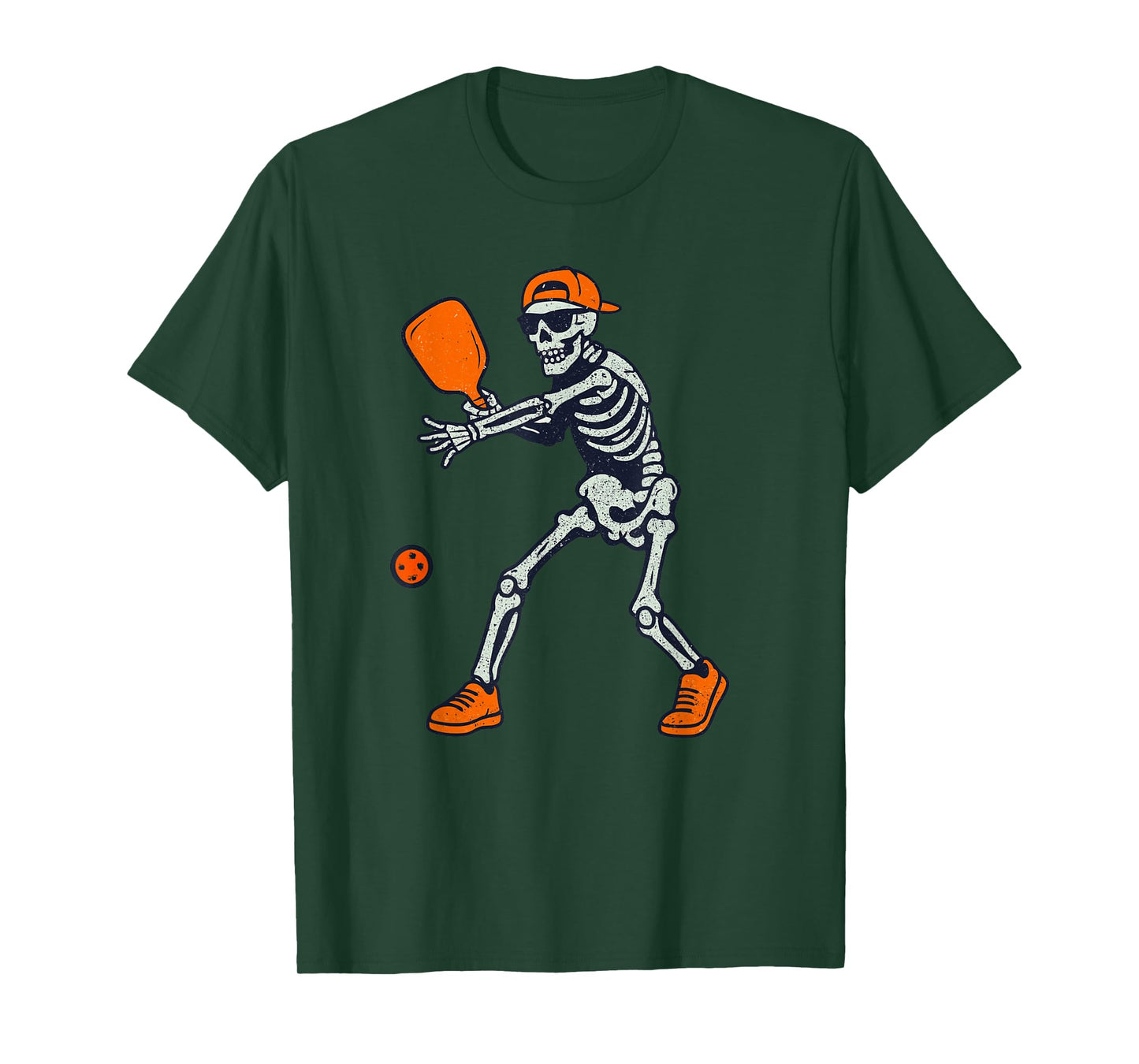 Halloween Pickleball Skeleton Funny Pickleball Halloween T-Shirt