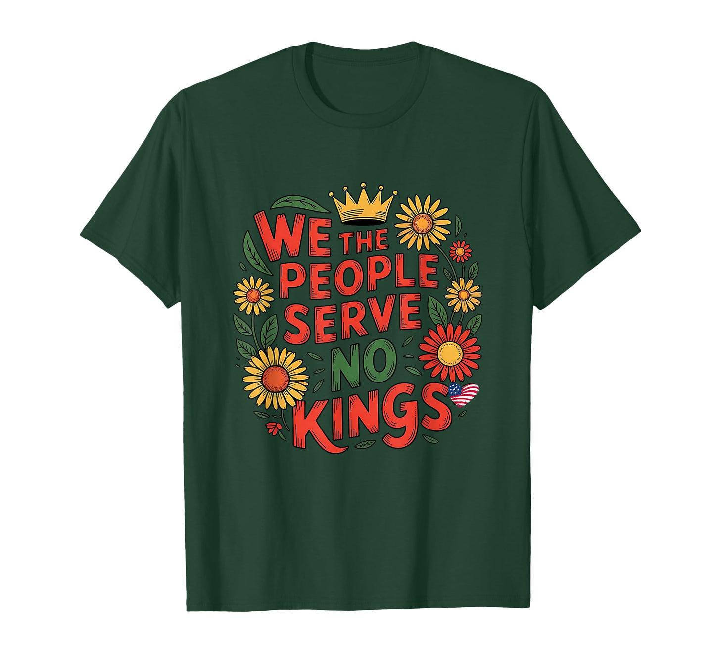 We The People Stand Free No Kings American Pride T-Shirt