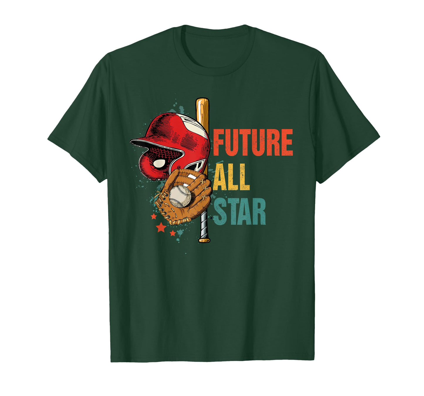 Baseball Lover Baseball Player Game Day Future All A Star T-Shirt