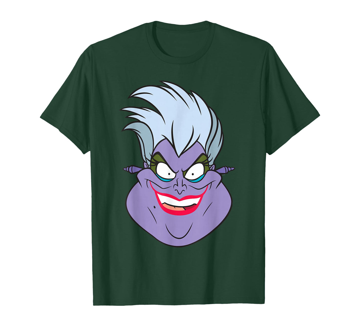 Disney Villains Ursula The Little Mermaid Big Face Costume T-Shirt