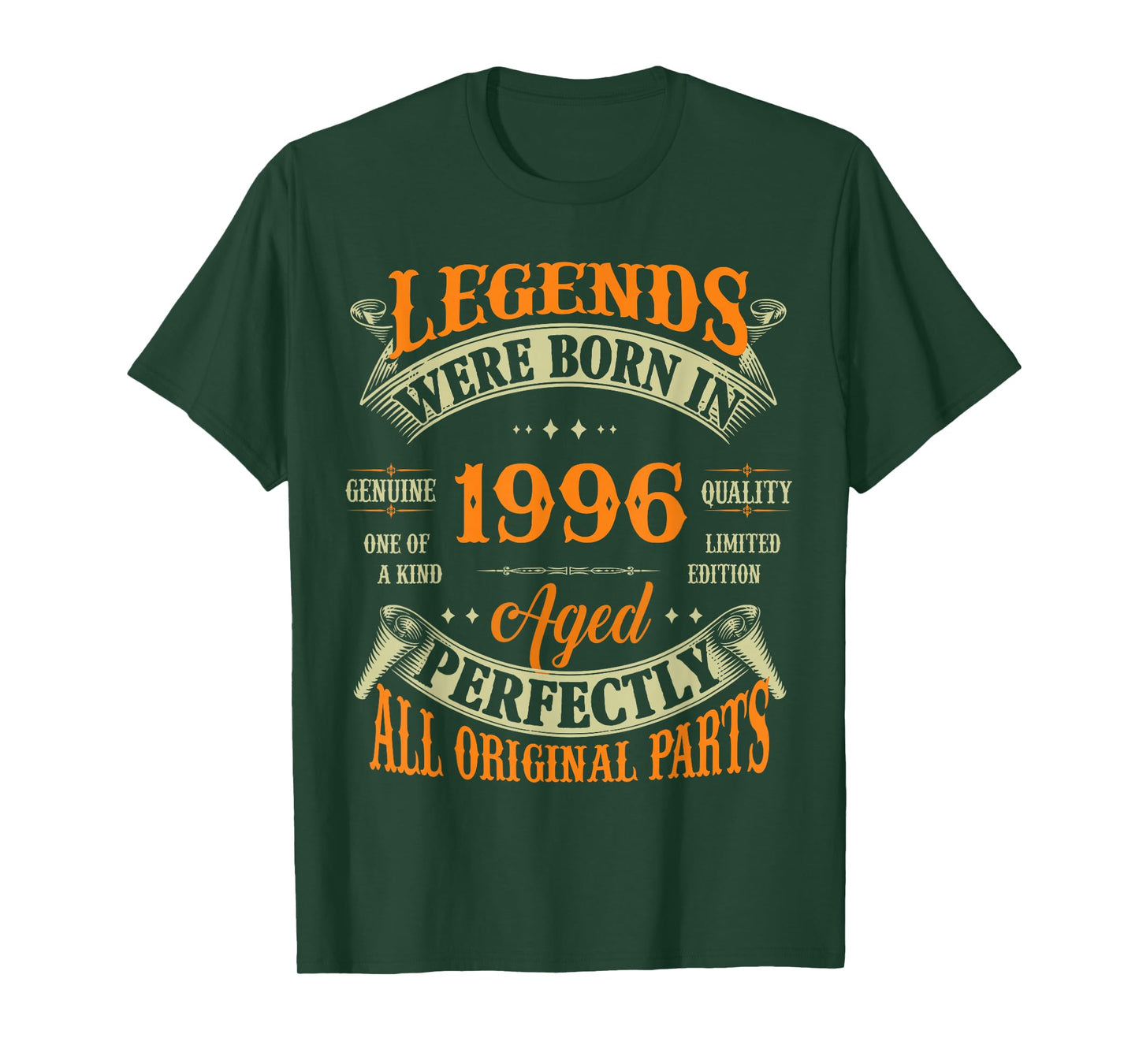Vintage Legend Born In 1996 29th Birthday Tee 29 Years Old T-Shirt