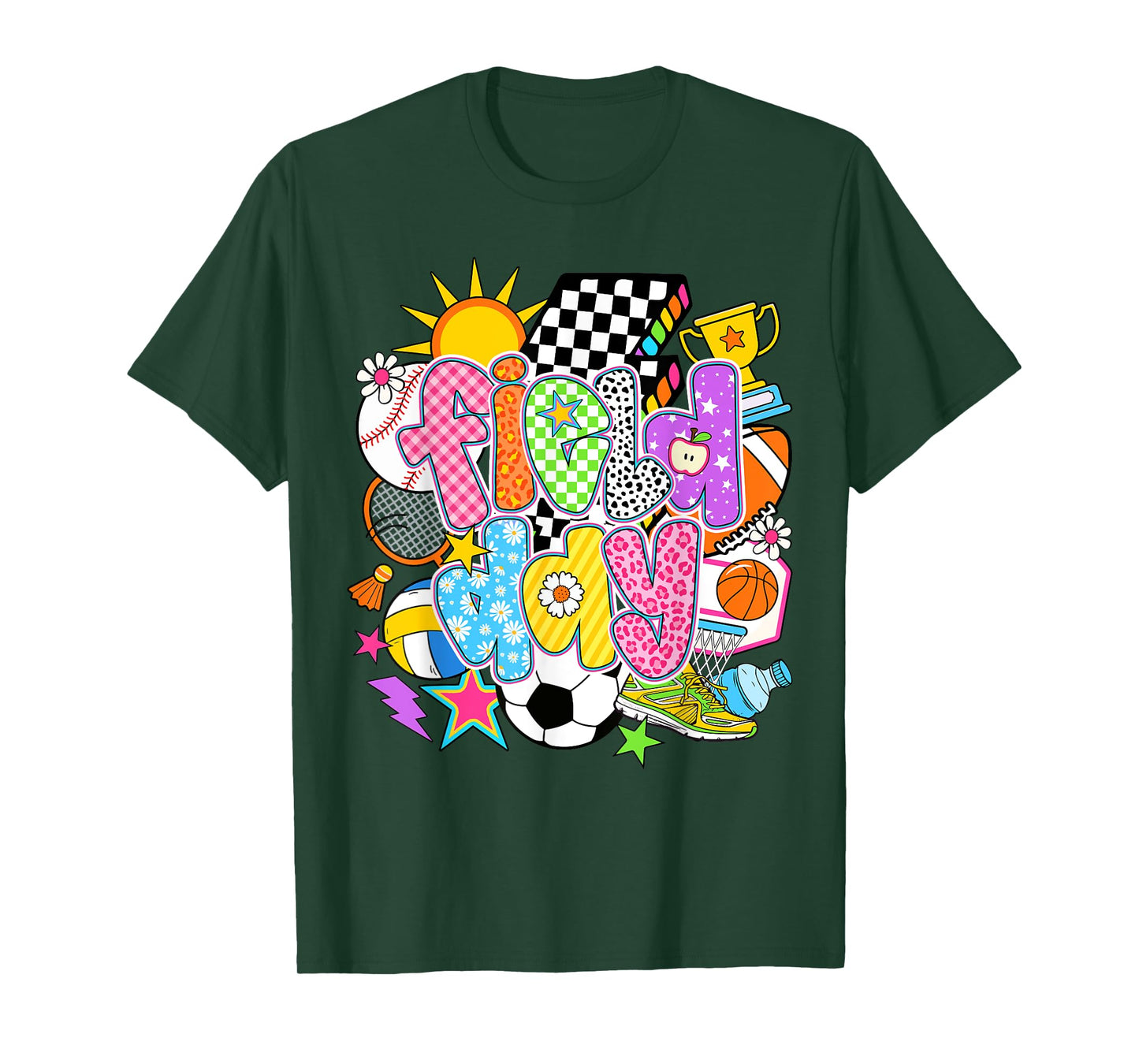 Field Day Fun Day Let The Games Begin Field Trip Teacher Kid T-Shirt