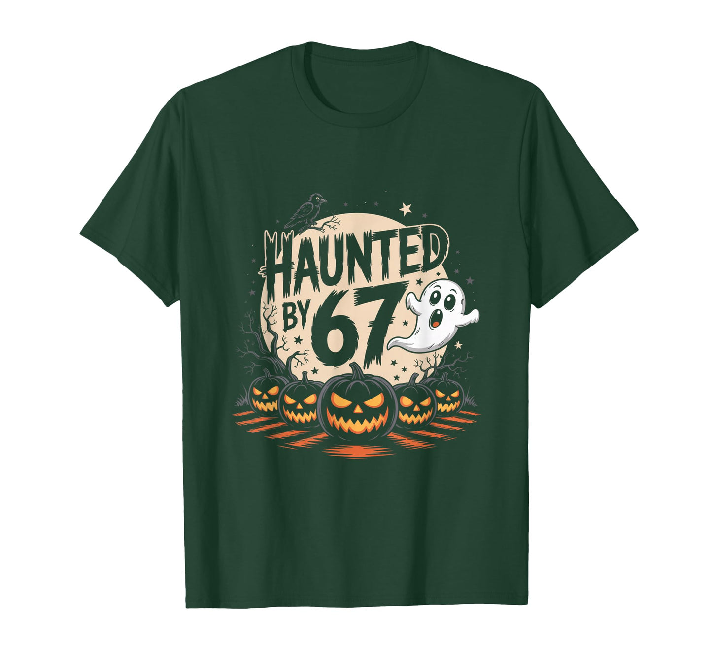 Haunted by 6-7 Funny Halloween 6-7 Costume Six Seven T-Shirt