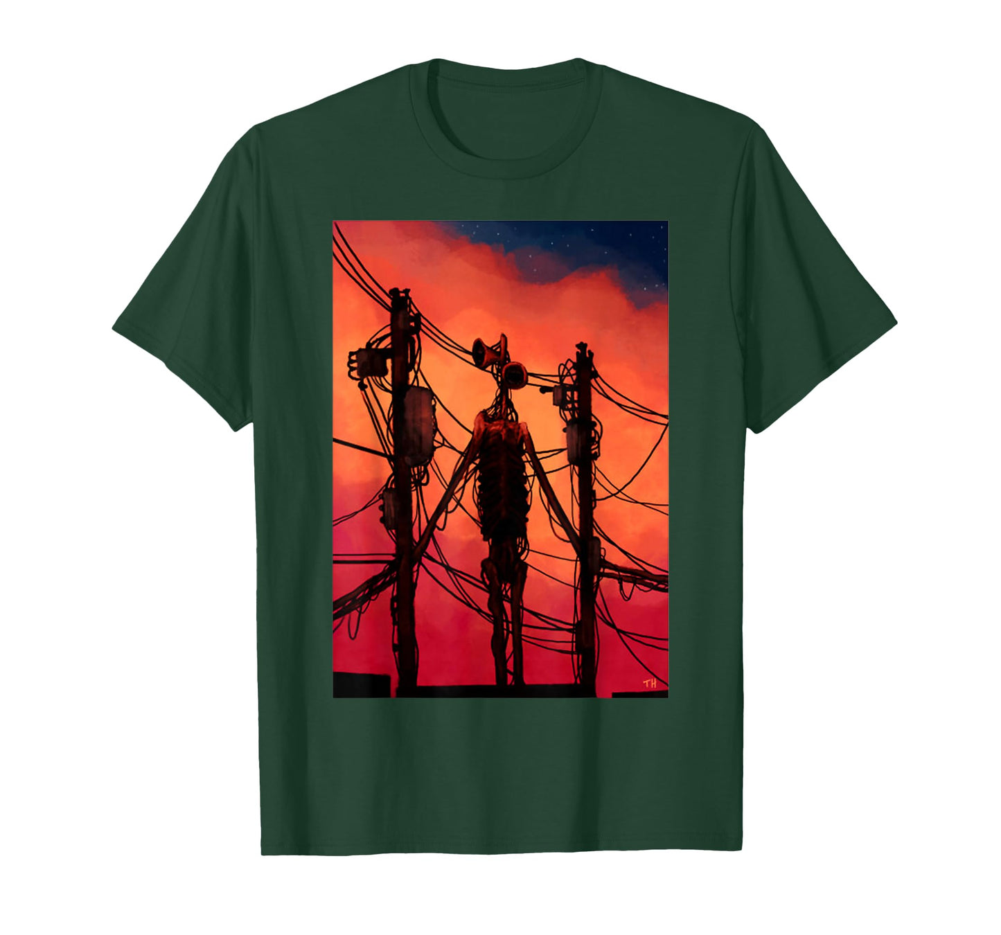 Funny Dabbing Siren Head Vintage Meme Character Kids Gifts T-Shirt