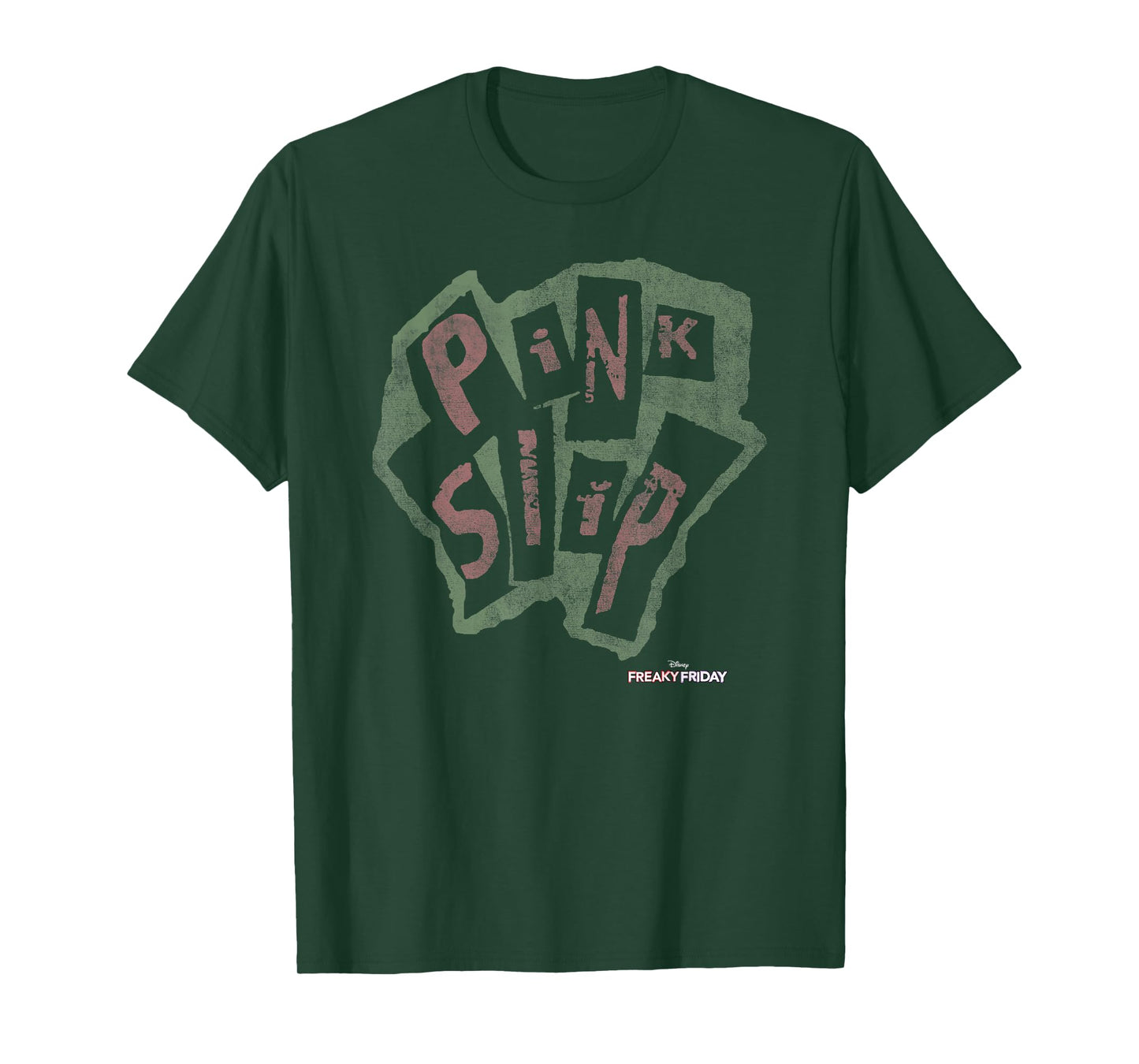 Disney Freaky Friday Pink Slip Rock Band Vintage Logo T-Shirt