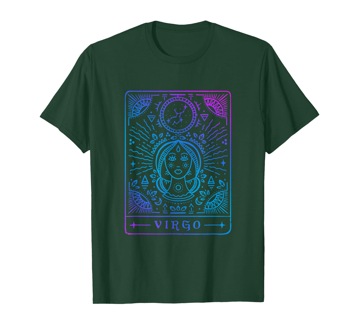 Virgo Hand-Drawn Horoscope Art / Astrology & Zodiac Sign T-Shirt