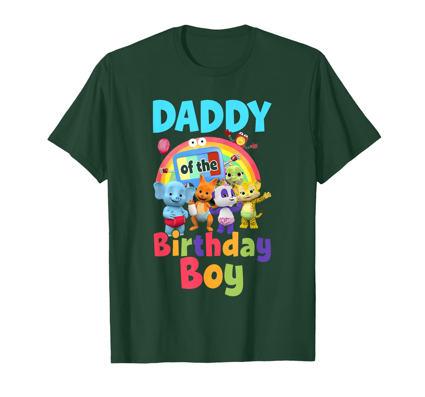 Dad And Mom Daddy Of The Birthday Boy Family Party Decor T-Shirt