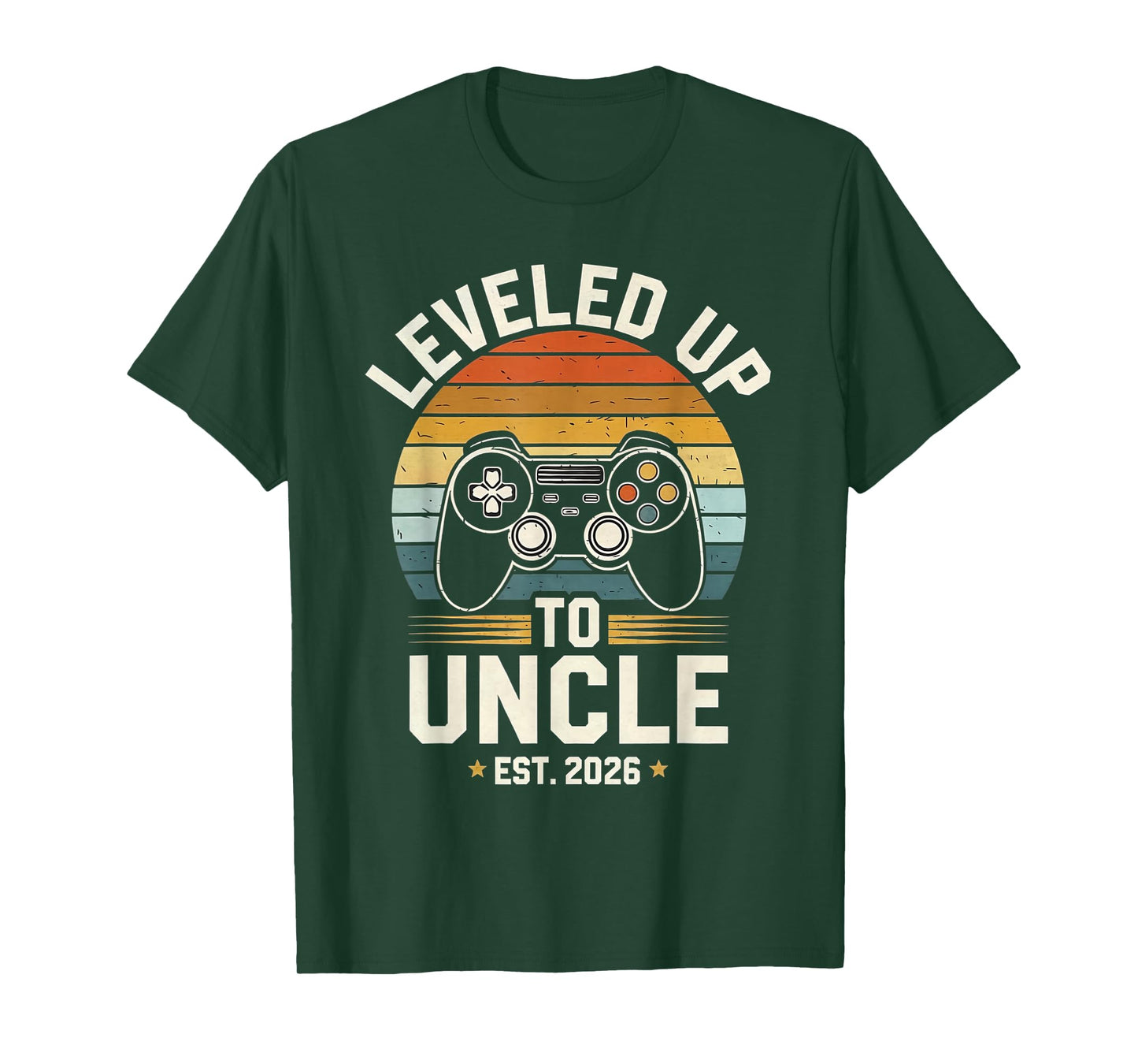 Leveled Up To Uncle Est 2026 Soon To Be Uncle New Uncle 2026 T-Shirt