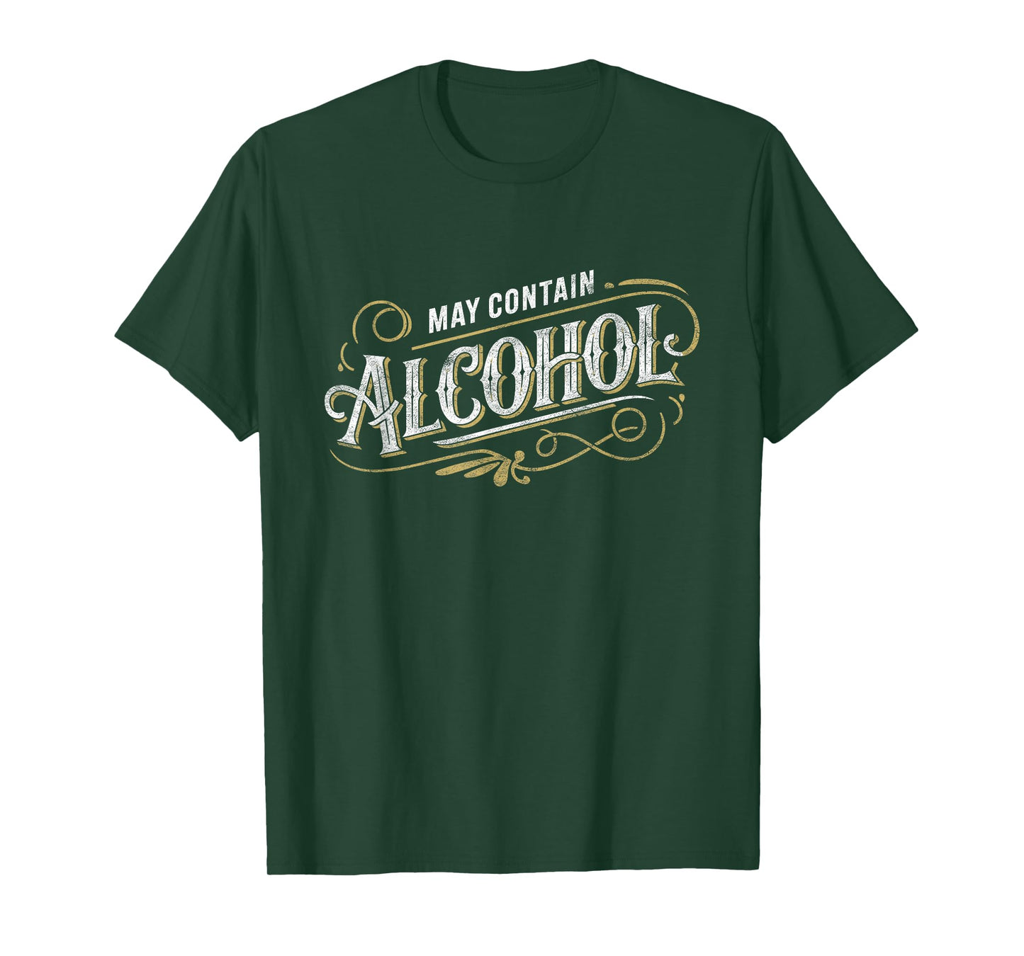 May Contain Alcohol Classic Party Humor T-Shirt