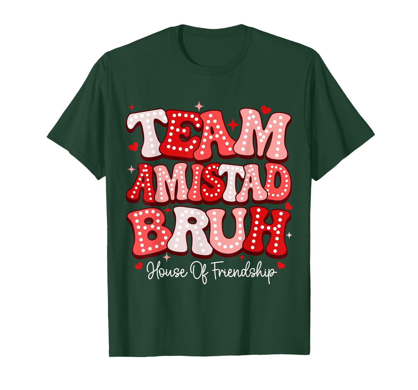 Team Amistad Bruh House Of Friendship RCA School System T-Shirt