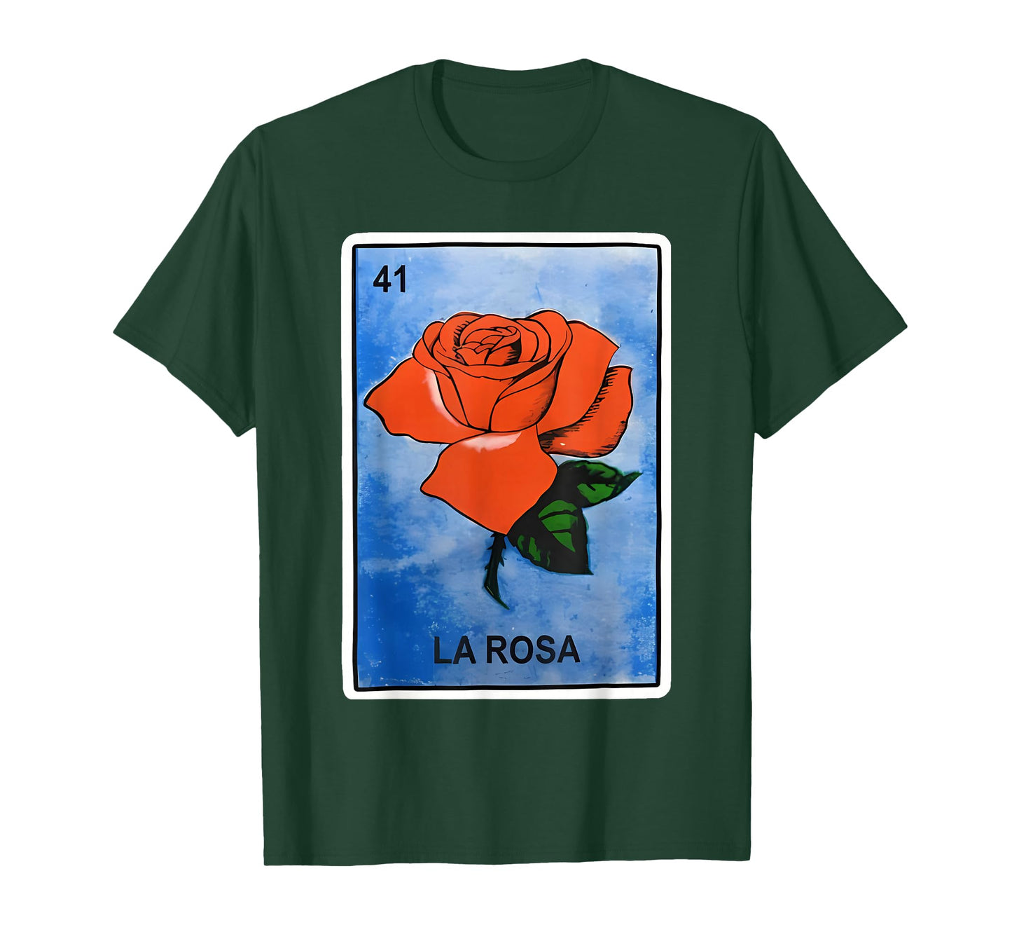 La Rosa Card Mexican Lottery Card For Girl Women T-Shirt