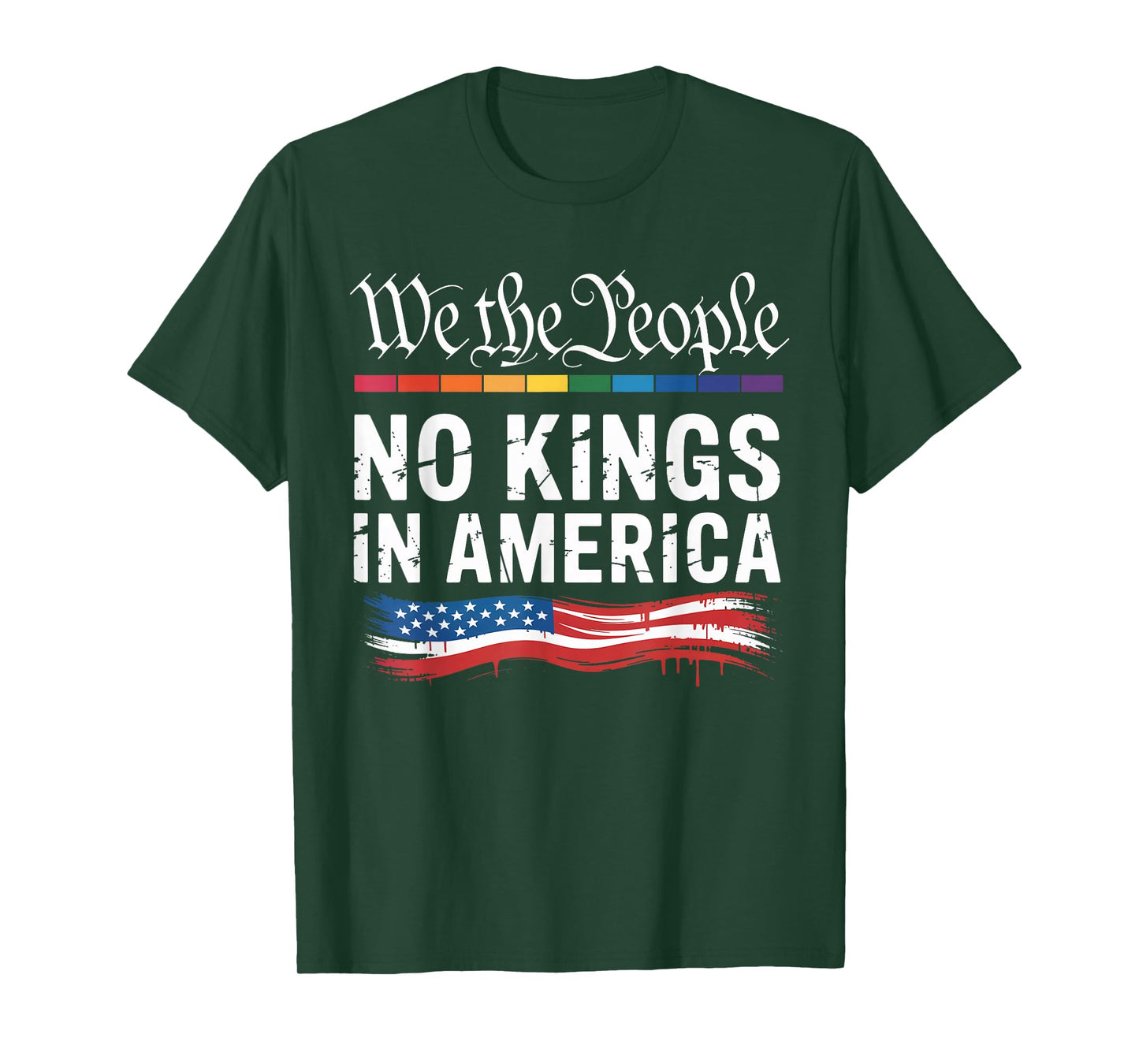 We The People No Kings in America Funny Political T-Shirt