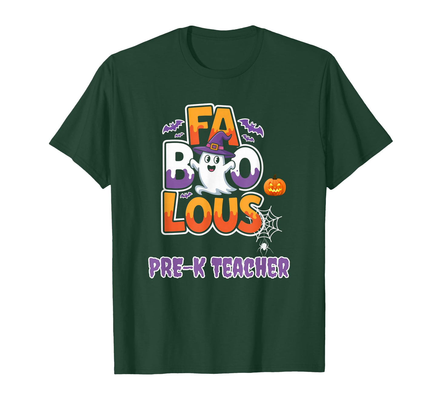 Fabulous Pre-K Teacher Halloween Costume Classroom Outfit T-Shirt