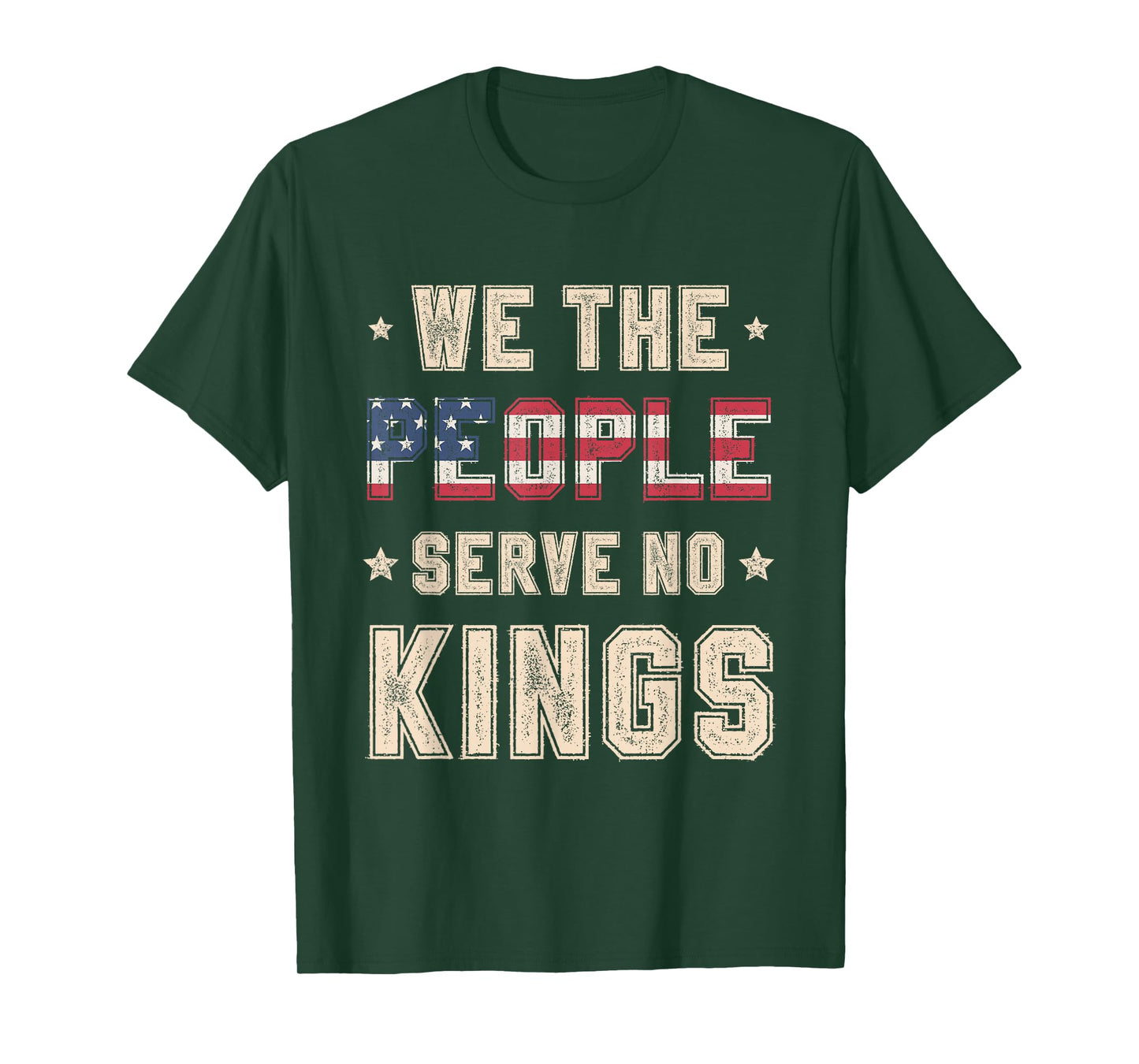 We The People Serve No Kings October 18 Protest T-Shirt