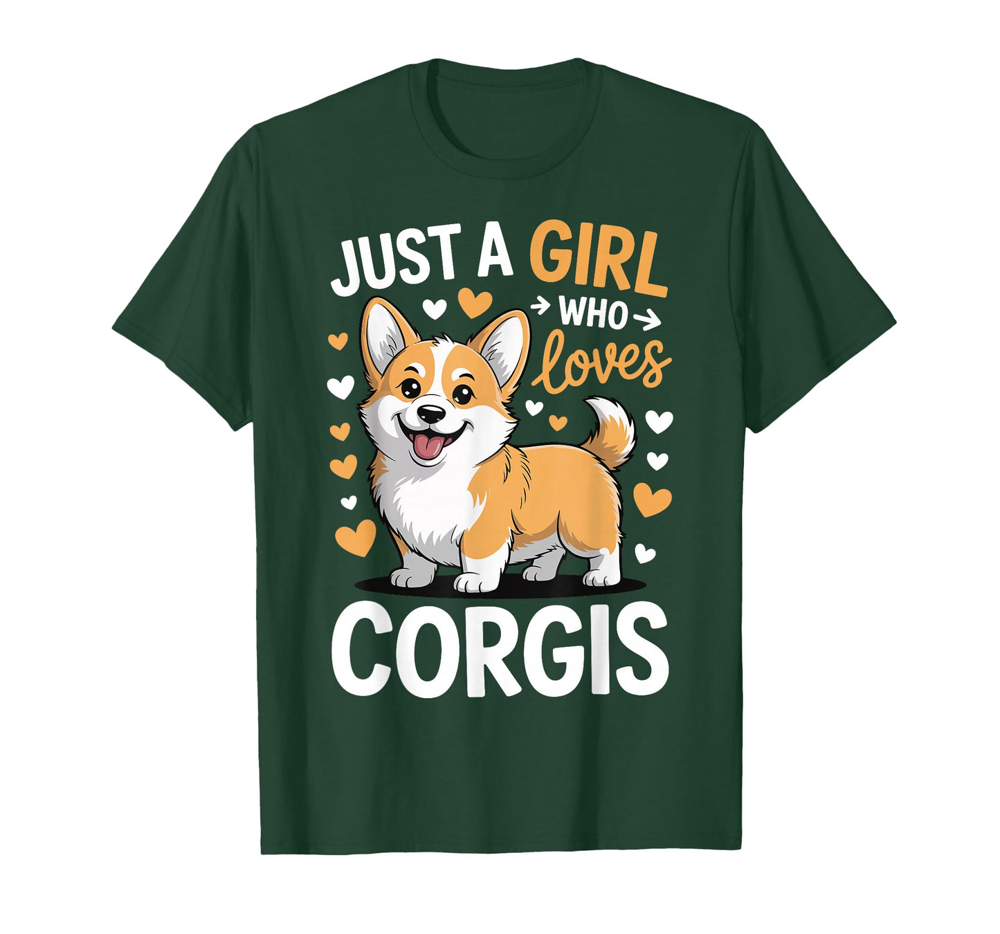 Just A Girl Who Loves Corgis T-Shirt